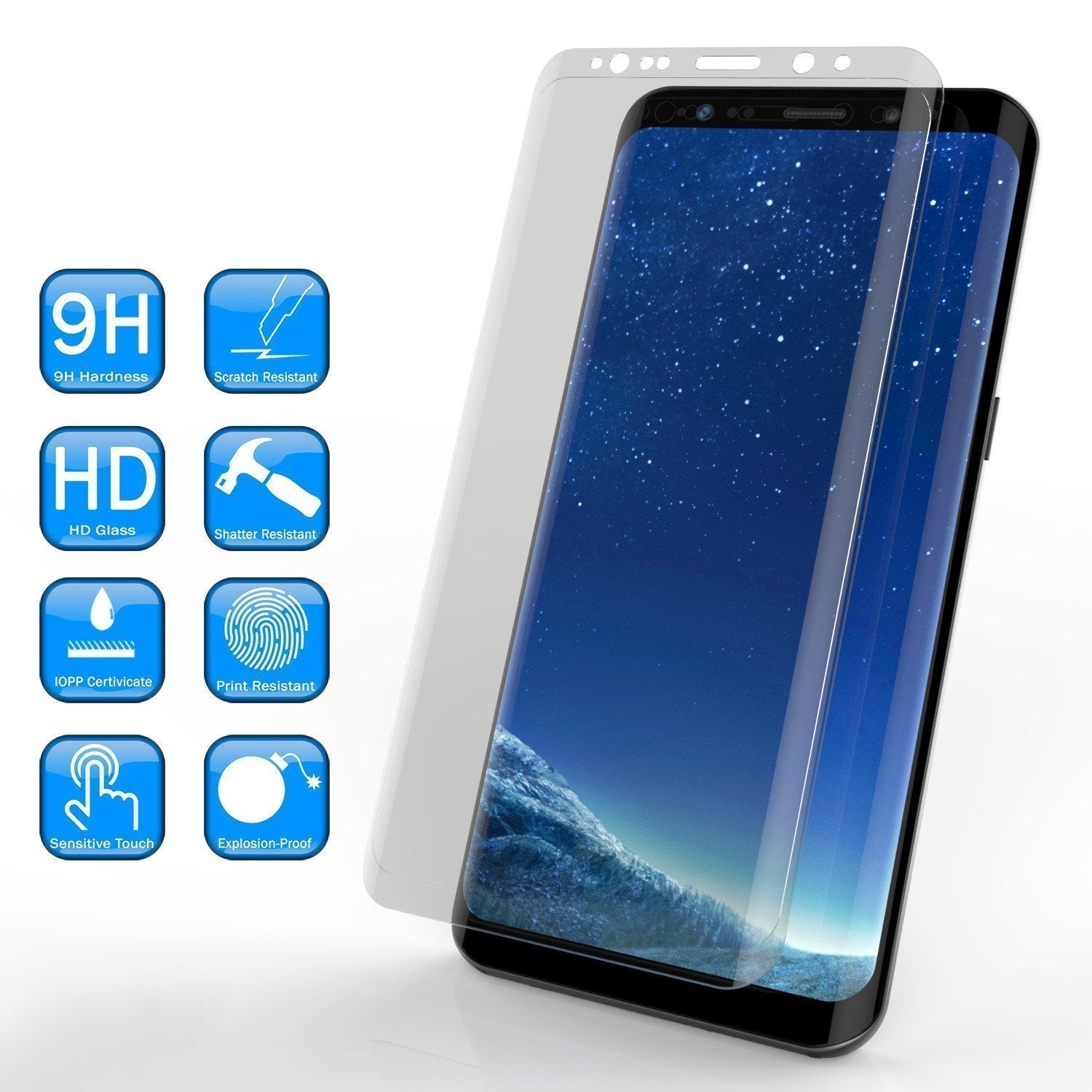 Galaxy S20+ Plus Clear Punkcase Glass SHIELD Tempered Glass Screen Protector 0.33mm Thick 9H Glass
