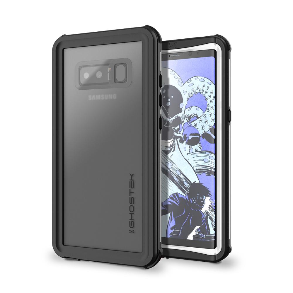 Galaxy Note 8, Ghostek Nautical Case Armor Waterproof Case, White