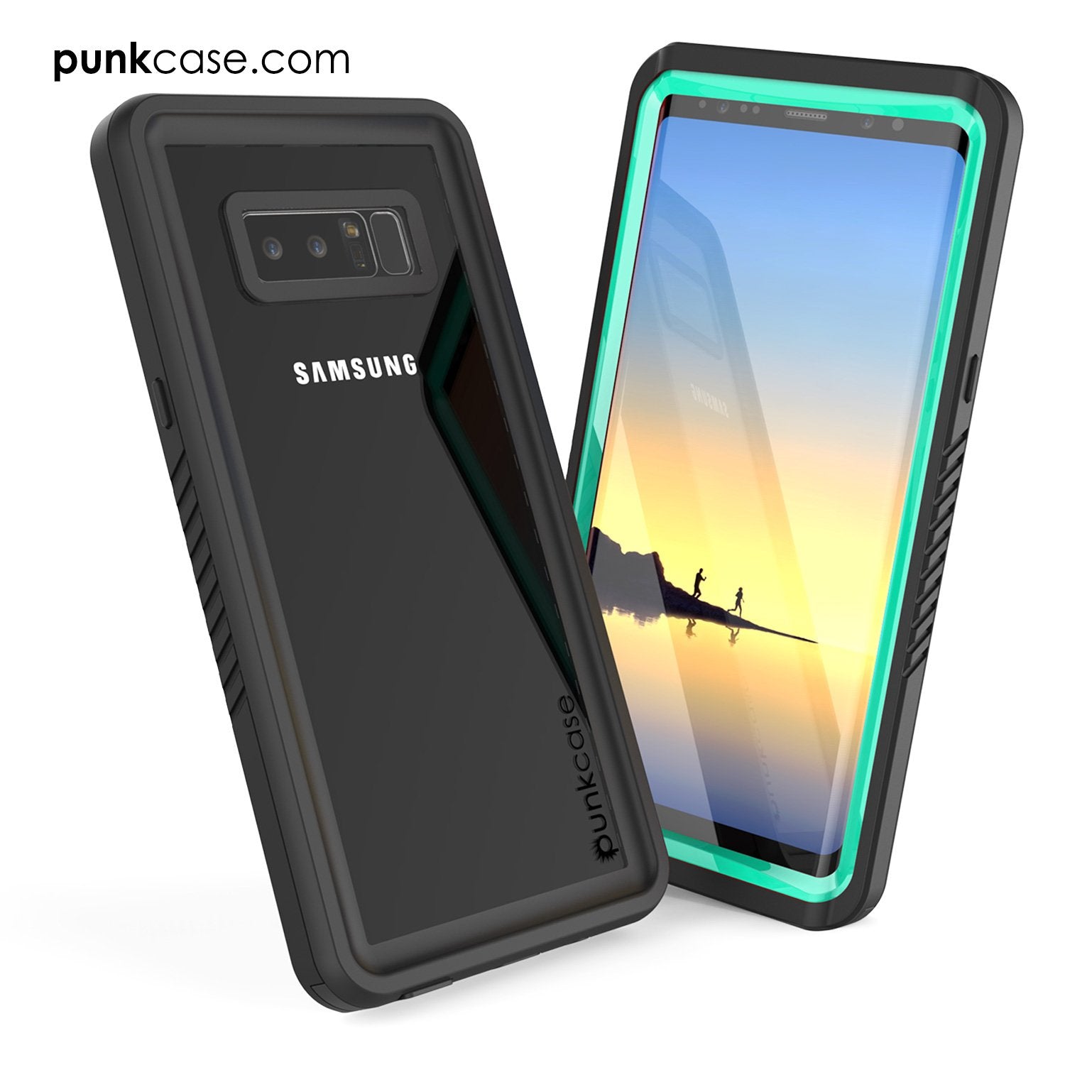 Galaxy Note 8 Waterproof Case, Punkcase [Extreme Series] [Teal]
