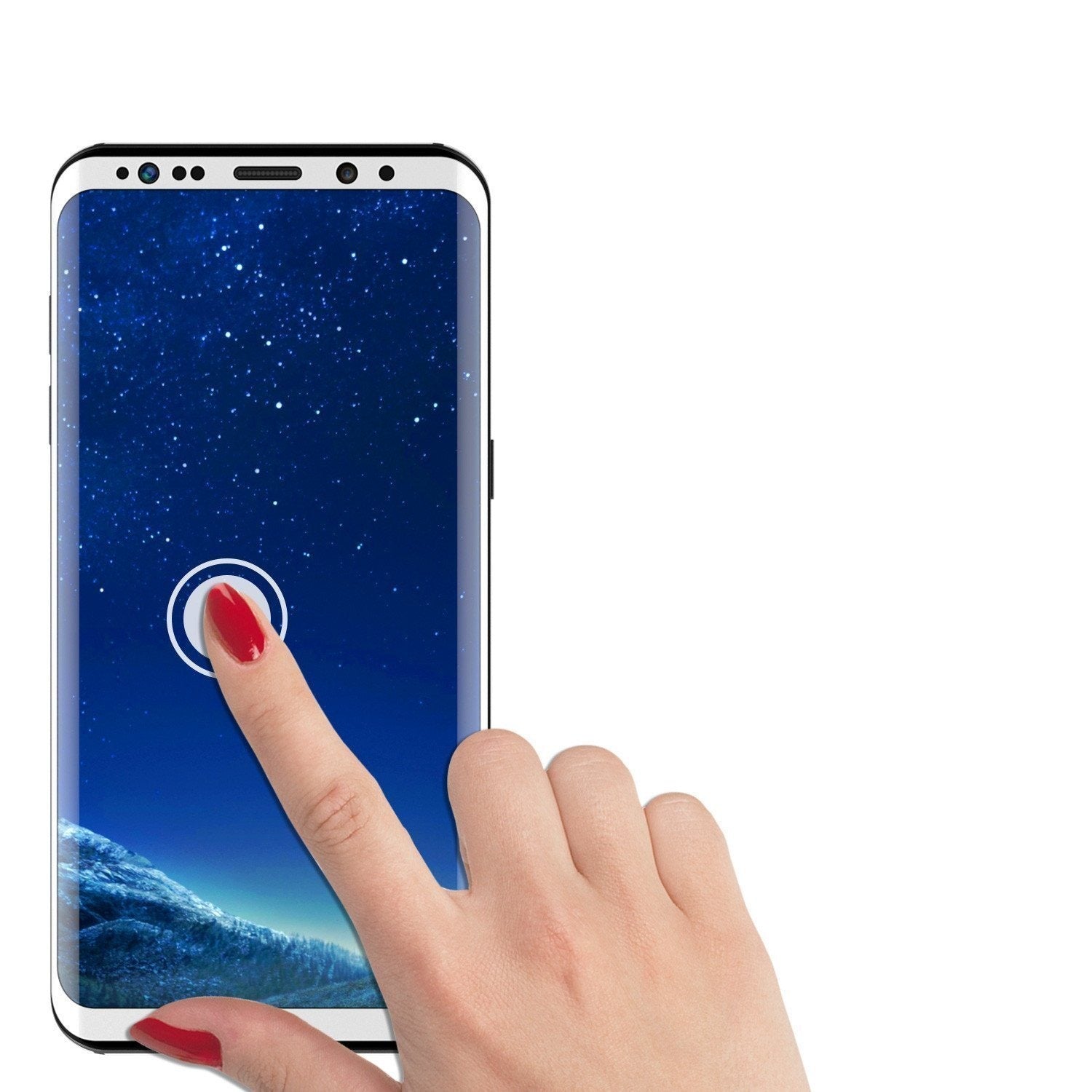 Galaxy S20+ Plus White Punkcase Glass SHIELD Tempered Glass Screen Protector 0.33mm Thick 9H Glass