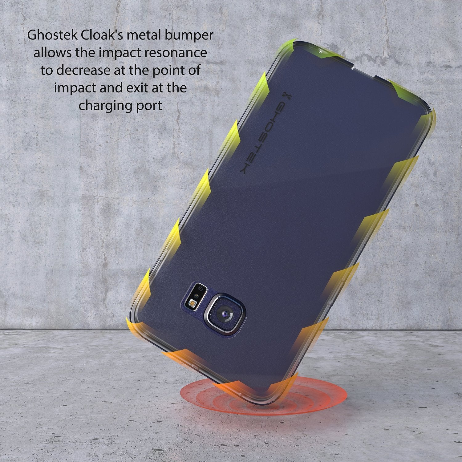Galaxy S6 Edge Case, Ghostek White Cloak Series Slim Hybrid Impact Armor | Lifetime Warranty