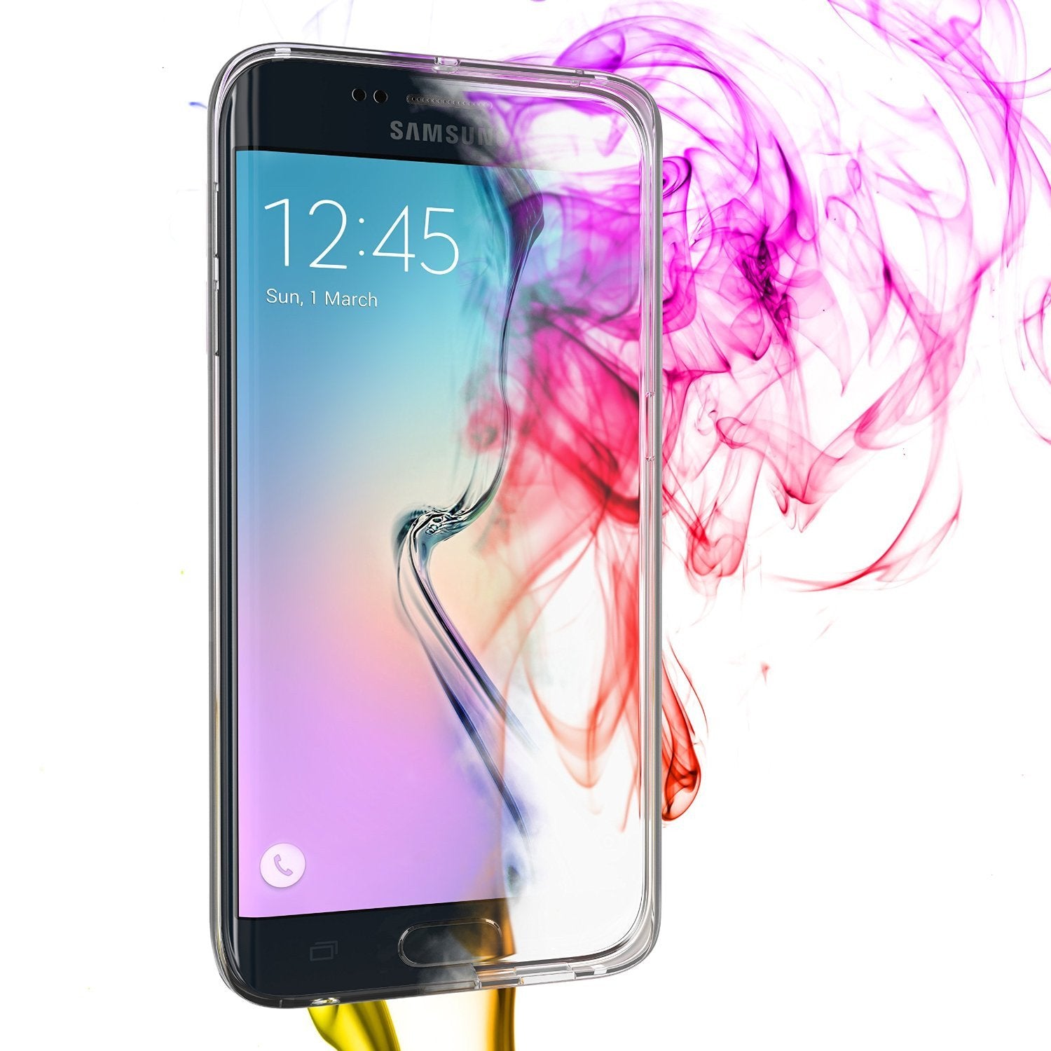 Galaxy S6 Edge Case, Ghostek White Cloak Series Slim Hybrid Impact Armor | Lifetime Warranty
