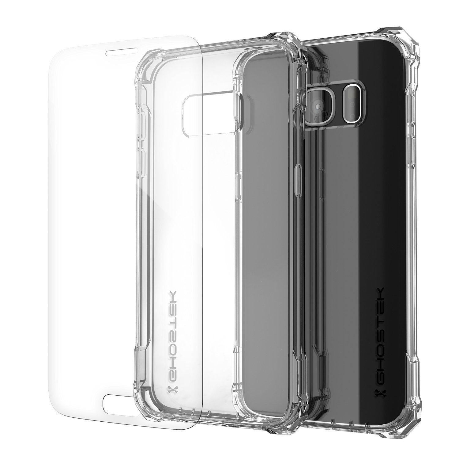 Galaxy S7 Case, Ghostek® Covert Clear Series w/ Premium Impact Cover Screen Protector | Warranty