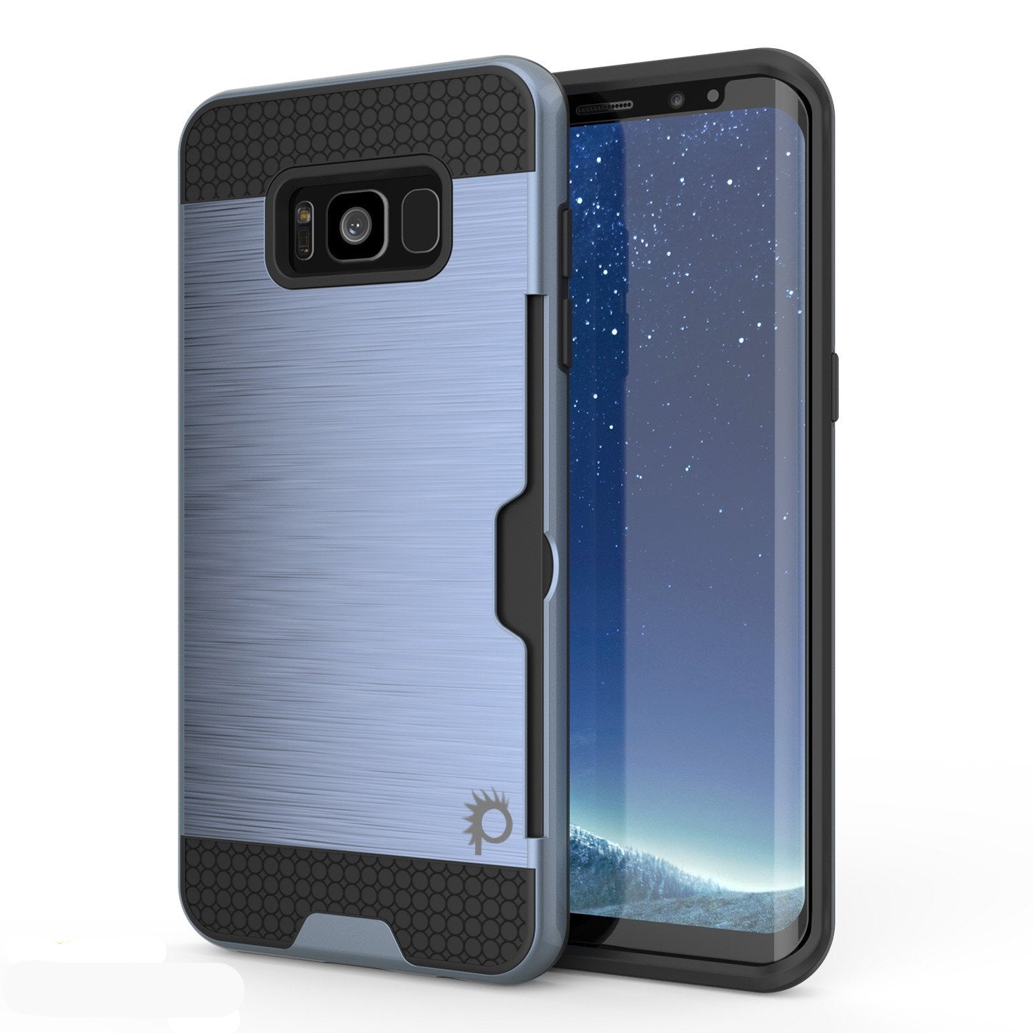 Galaxy S8 Case, PUNKcase [SLOT Series] [Slim Fit] [Navy]