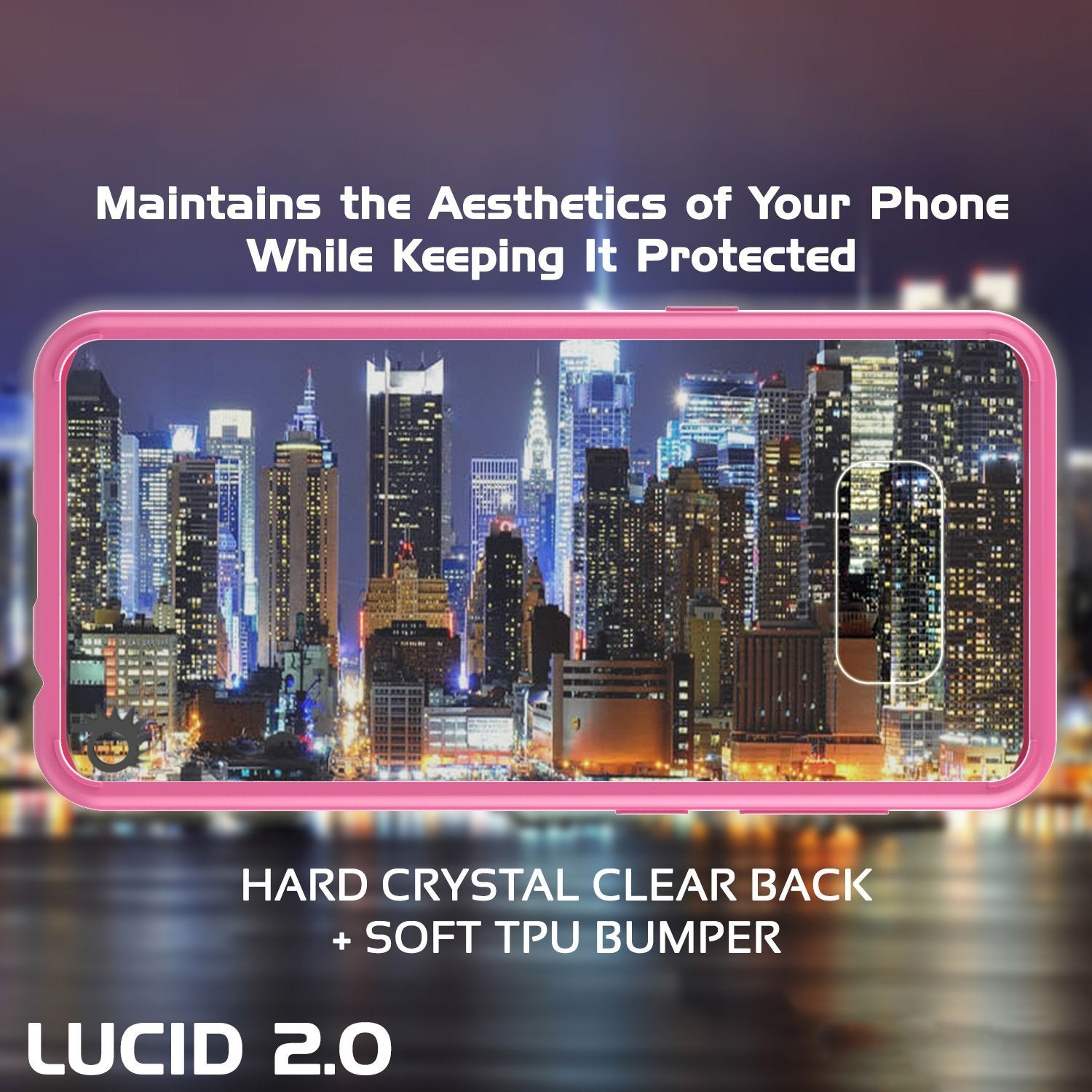 Galaxy S8 Punkcase Lucid 2.0 Series Slim Fit Armor Case Cover