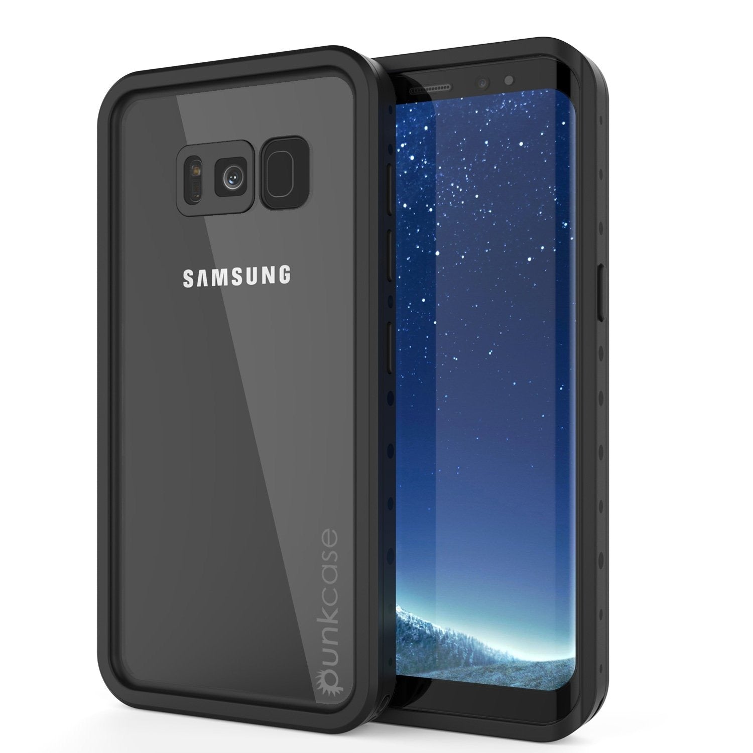 Galaxy S8 Plus  Case, Punkcase StudStar Series Slim Fit [clear]