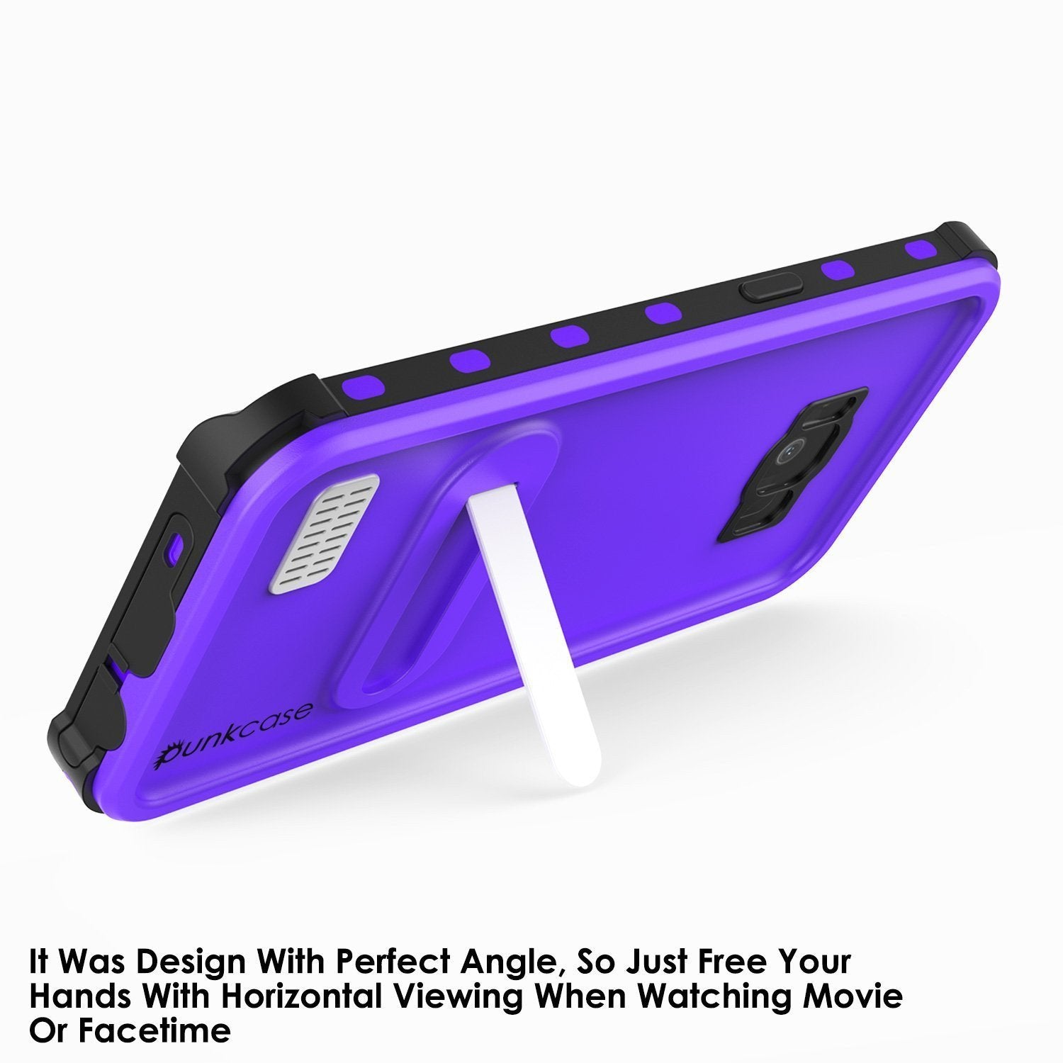 Galaxy S8 Plus PunkCase, [Kickstud Series] Slim Fit Cover [Purple]