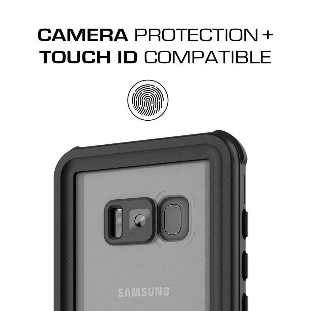 Galaxy S8 Waterproof Case, Ghostek Nautical Series (Black) | Slim Underwater Full Body Protection