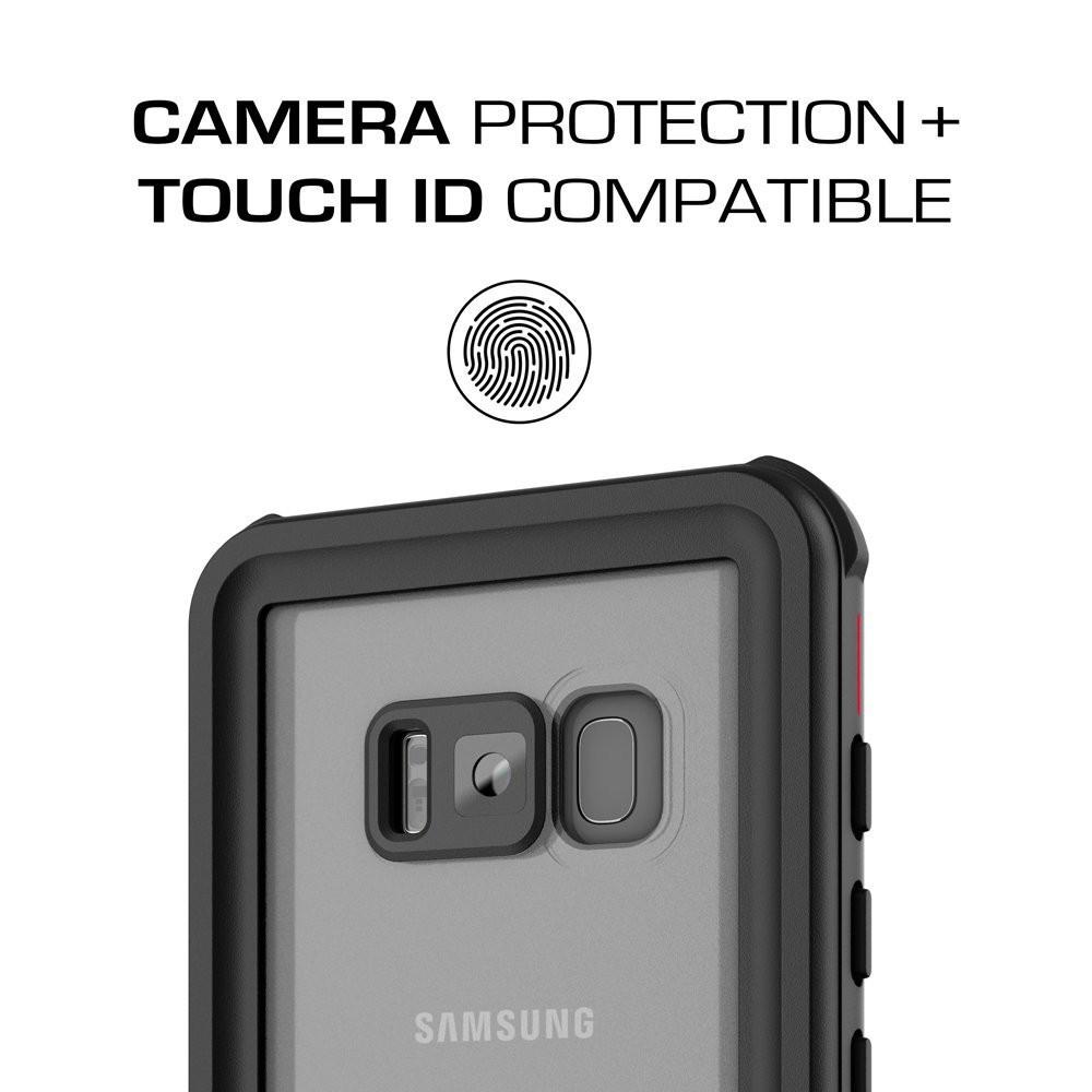 Galaxy S8 Waterproof Case, Ghostek Nautical Series (Red) | Slim Underwater Full Body Protection