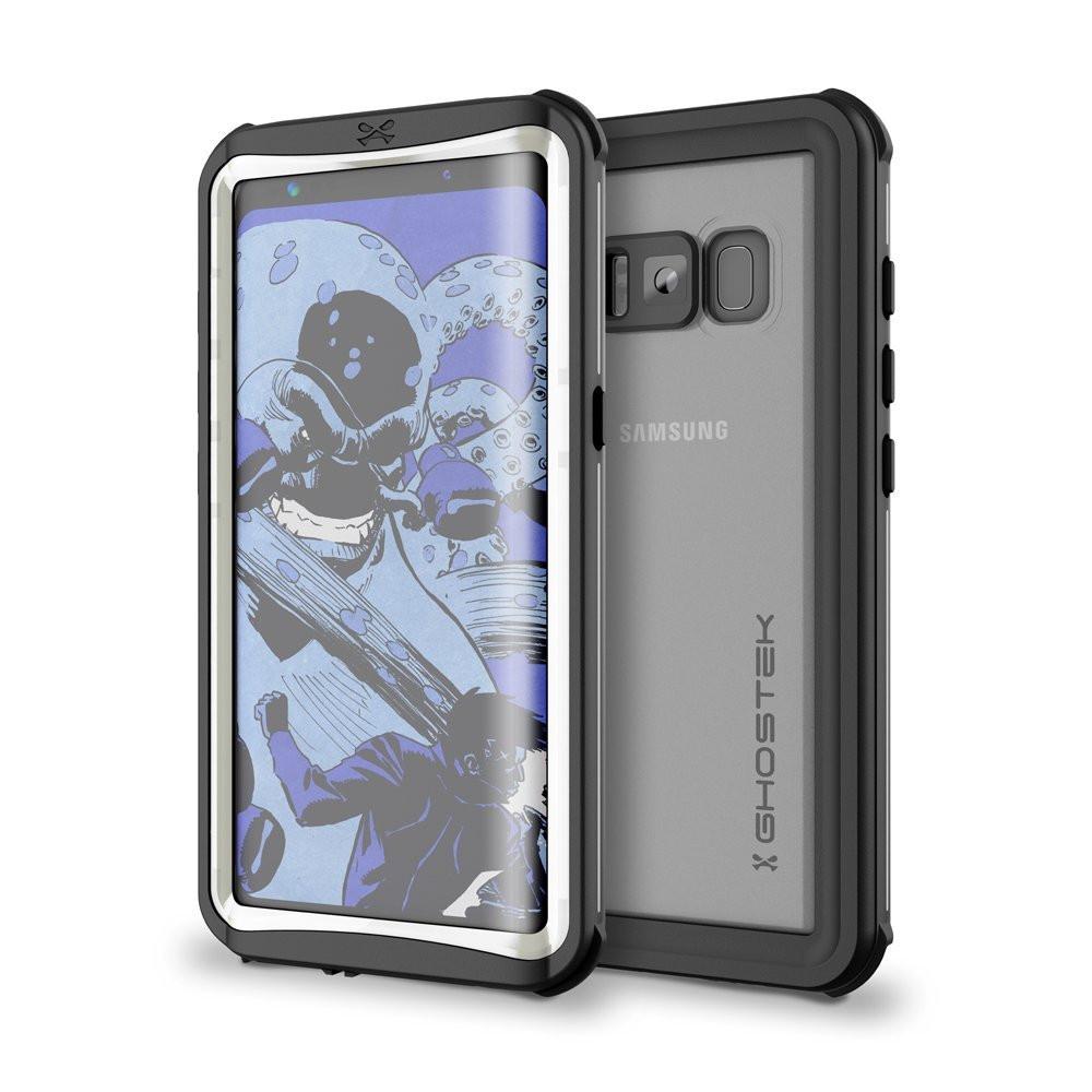 Galaxy S8 Waterproof Case, Ghostek Nautical Series (White) | Slim Underwater Full Body Protection