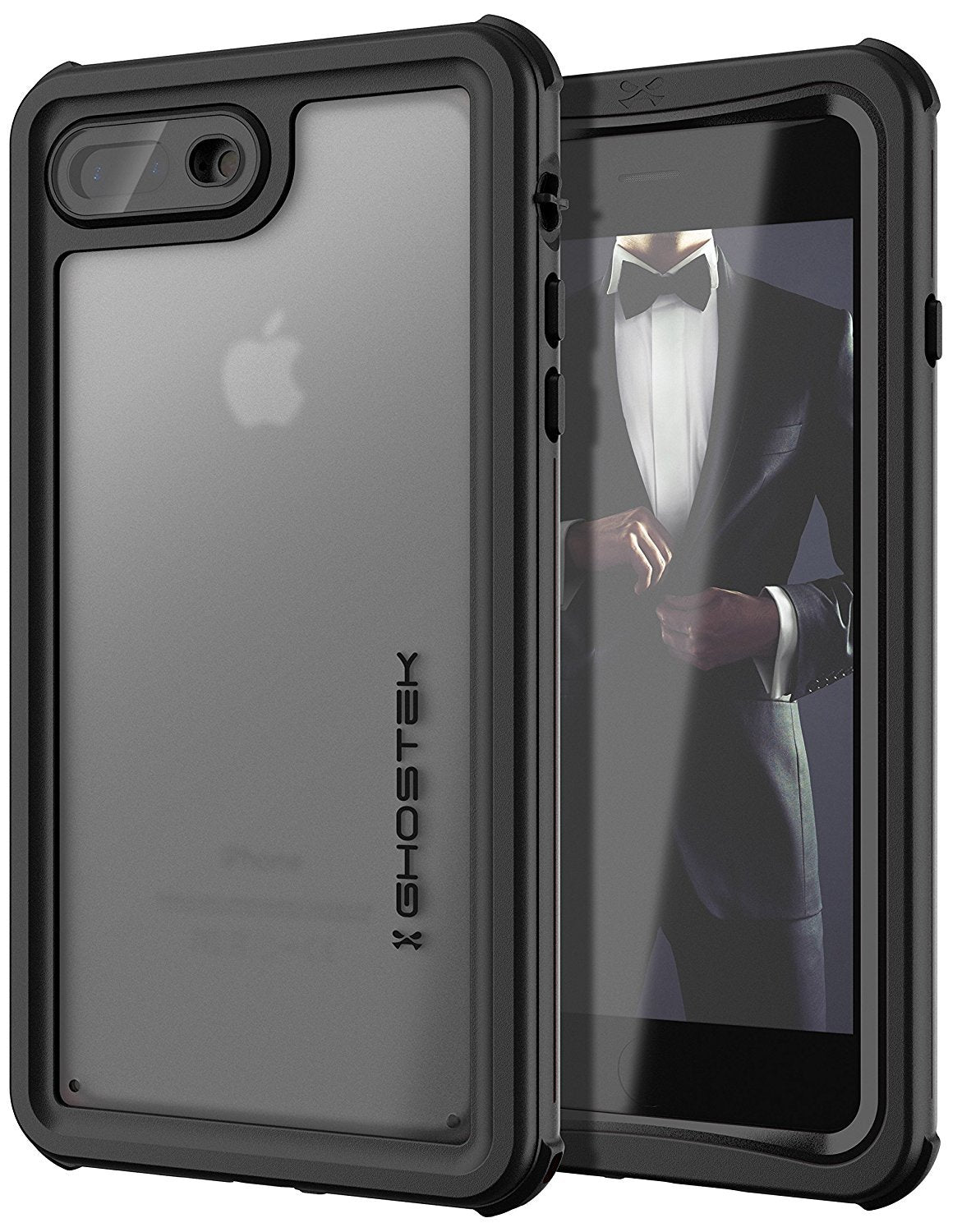 iPhone 8+ Plus case, Ghostek®  Nautical Series  for iPhone 8+ Plus Rugged Heavy Duty Case |  Black