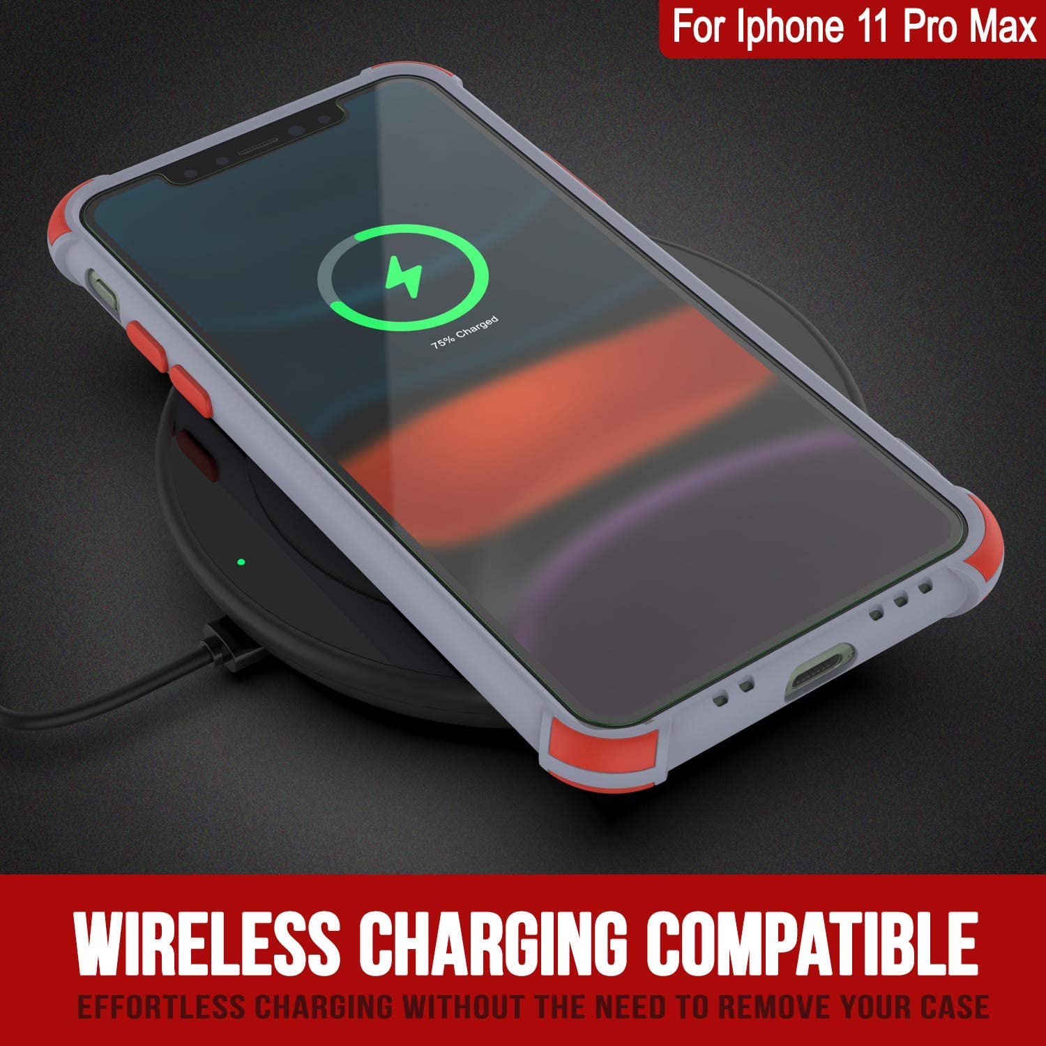 Punkcase Protective & Lightweight TPU Case [Sunshine Series] for iPhone 11 Pro Max [Grey]