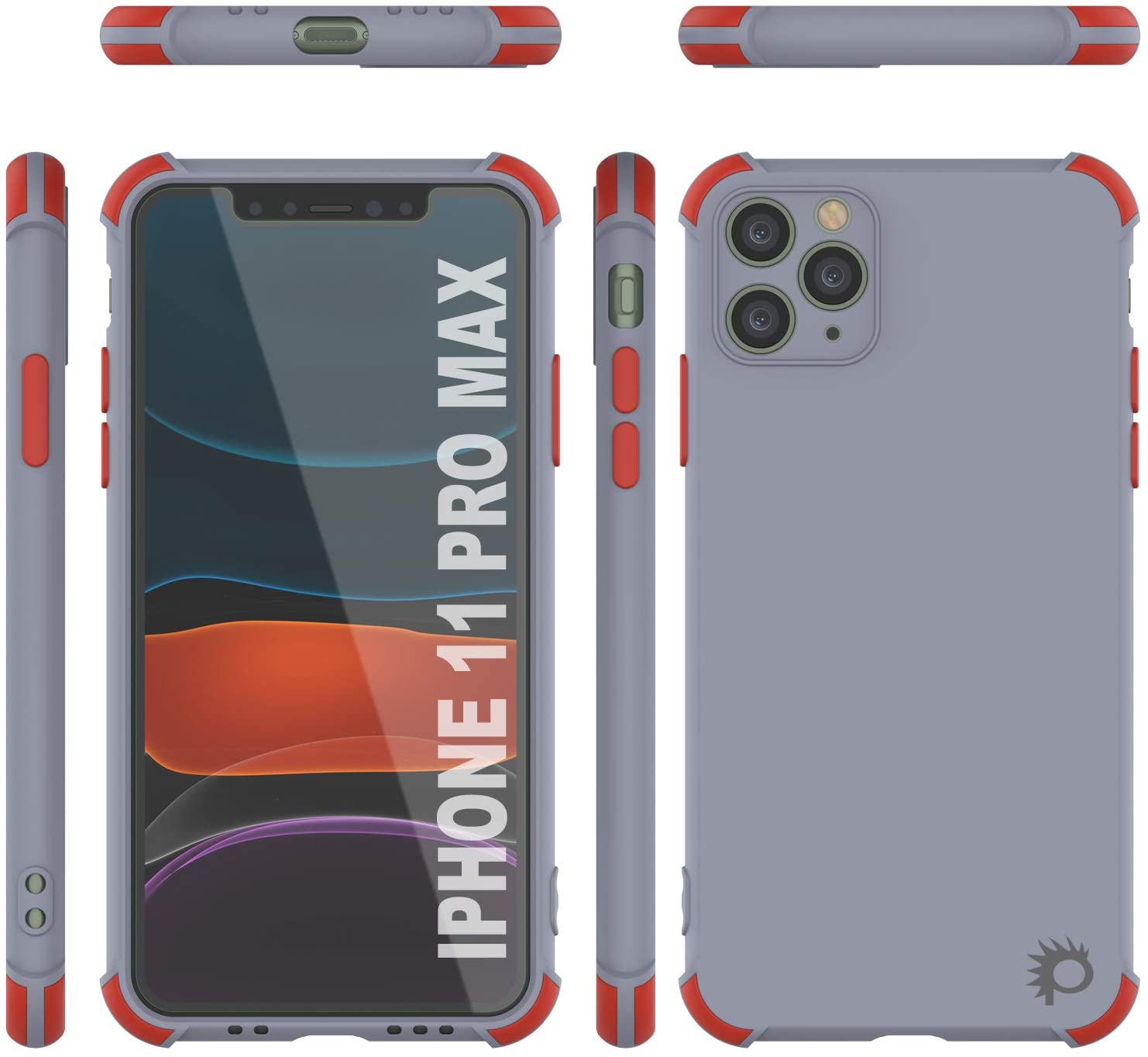 Punkcase Protective & Lightweight TPU Case [Sunshine Series] for iPhone 11 Pro Max [Grey]