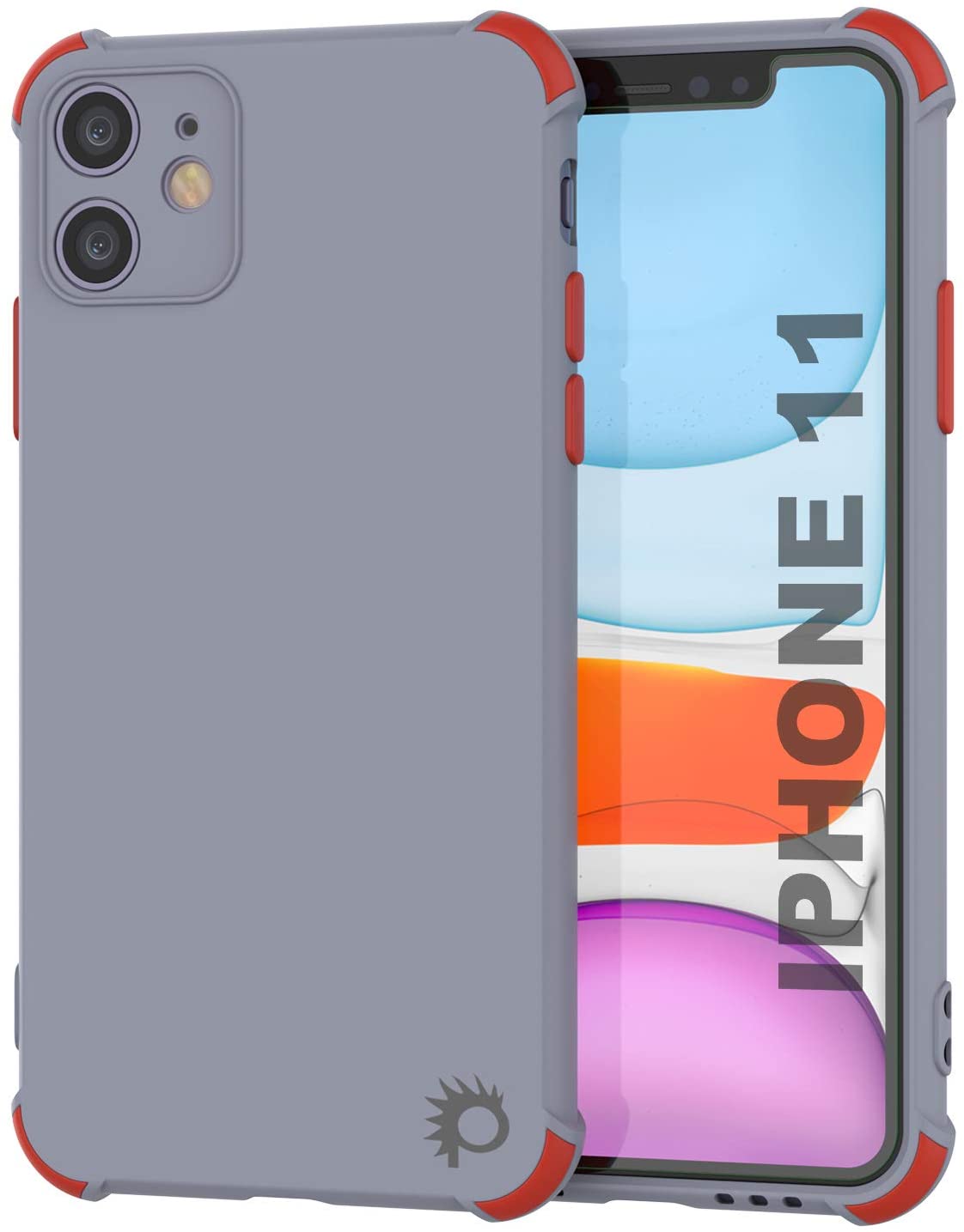 Punkcase Protective & Lightweight TPU Case [Sunshine Series] for iPhone 11 [Grey]