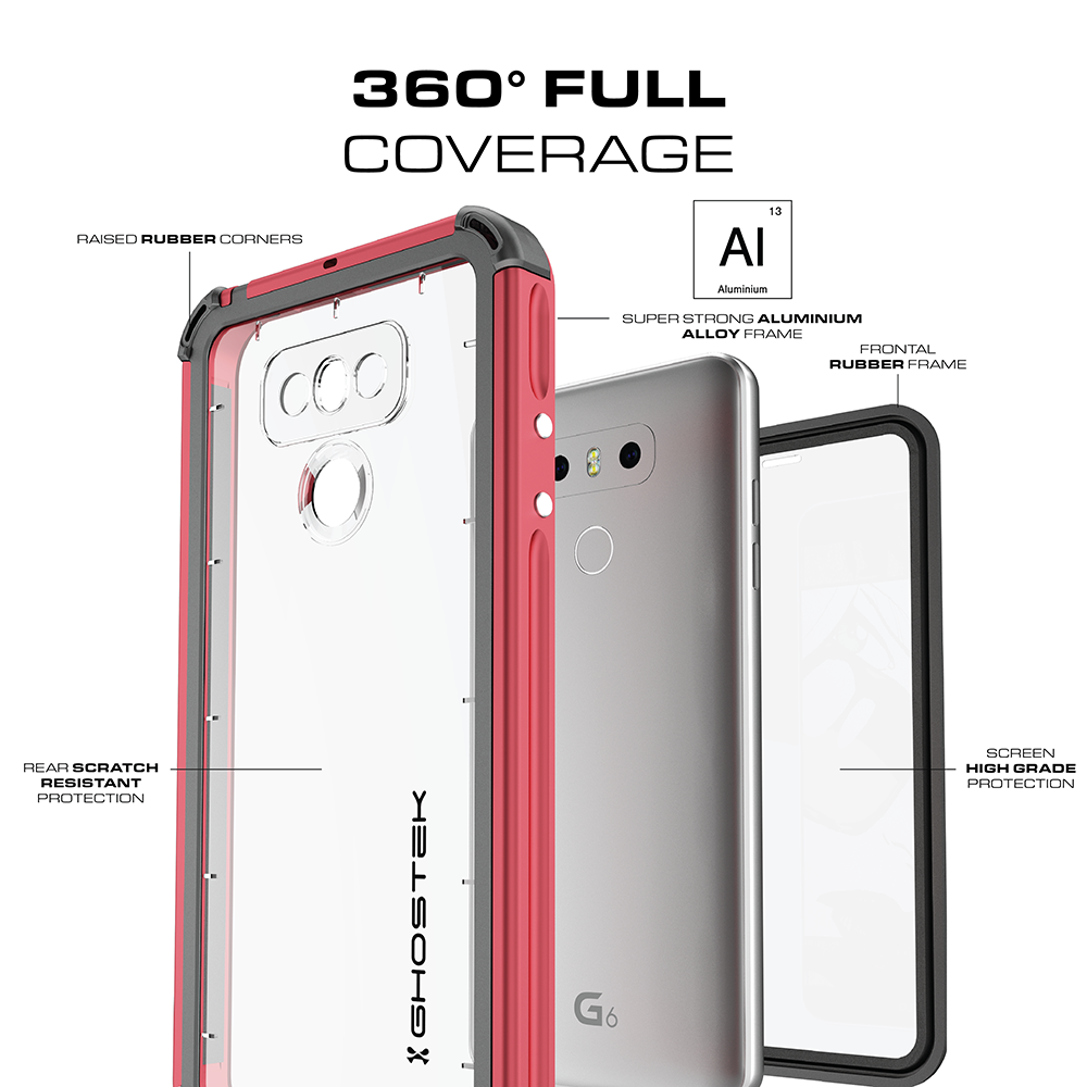Lg G6 Waterproof Case | Atomic 3 Series | Black