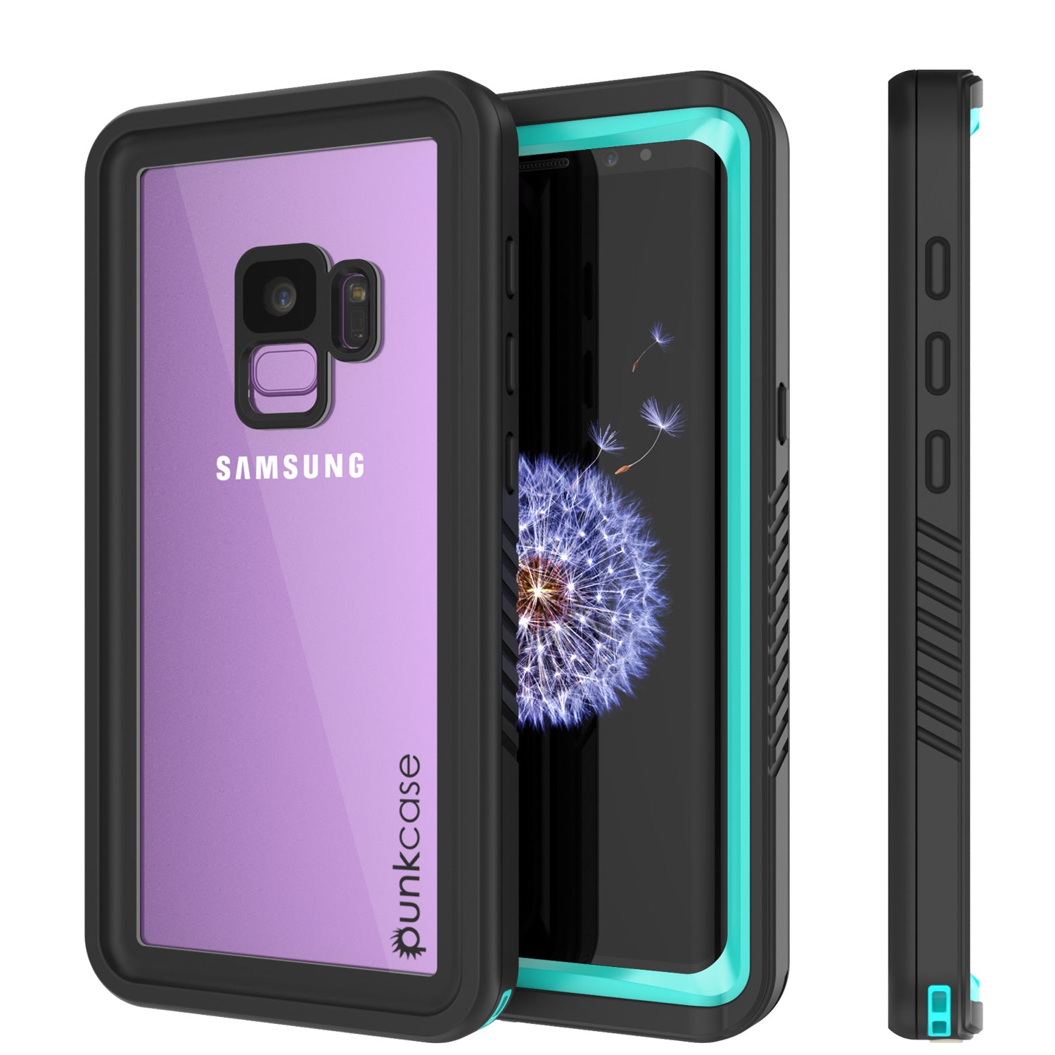 Galaxy S9 Plus, Punkcase Extreme W/ Built Screen Protector Case Teal
