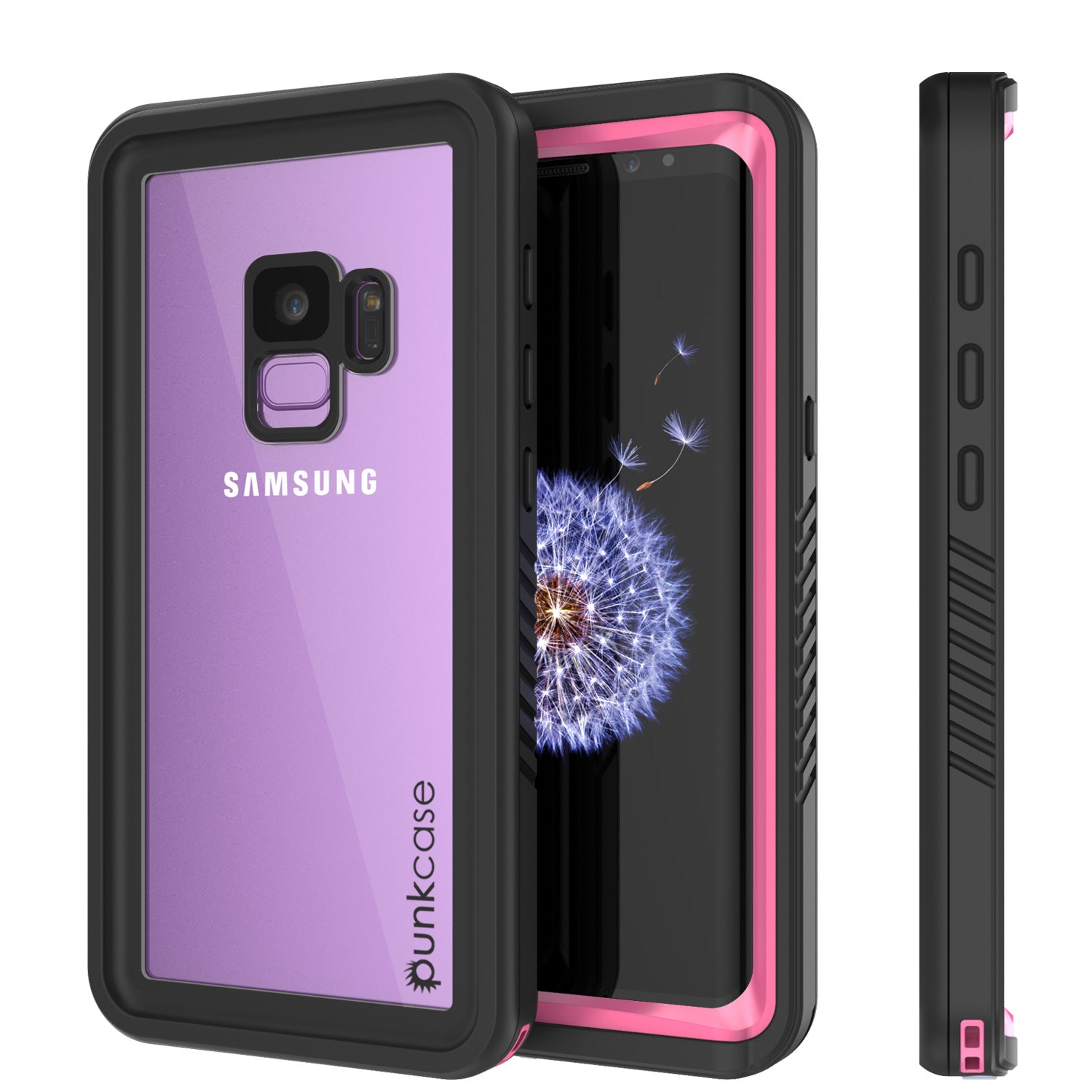 Galaxy S9 Plus, Punkcase Extreme Series W/ Built Screen Protector Pink
