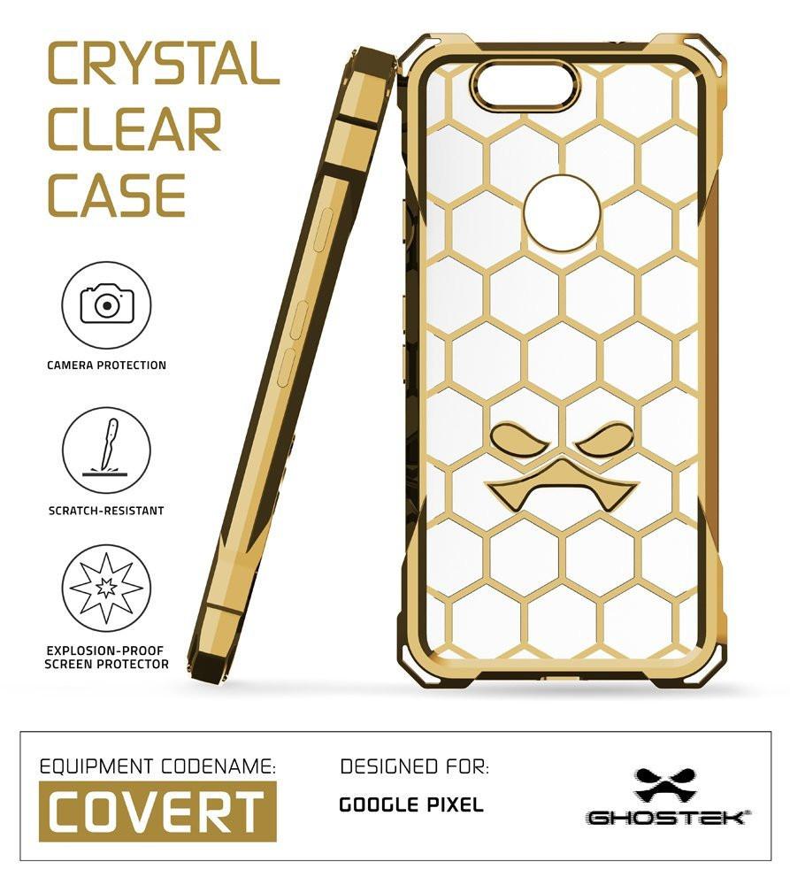 Google Pixel XL Case, Ghostek® Covert Gold, Premium Impact Protective Armor | Lifetime Warranty Exchange