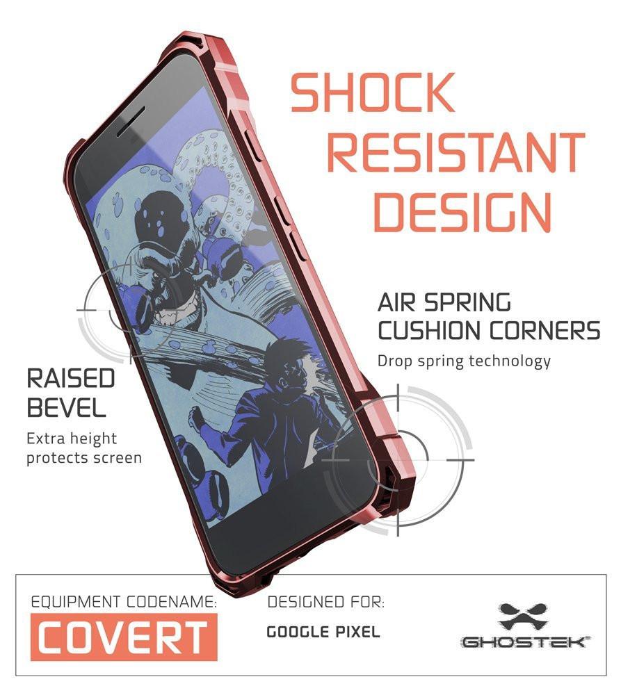 Google Pixel XL Case, Ghostek® Covert Peach, Premium Impact Protective Armor | Lifetime Warranty Exchange