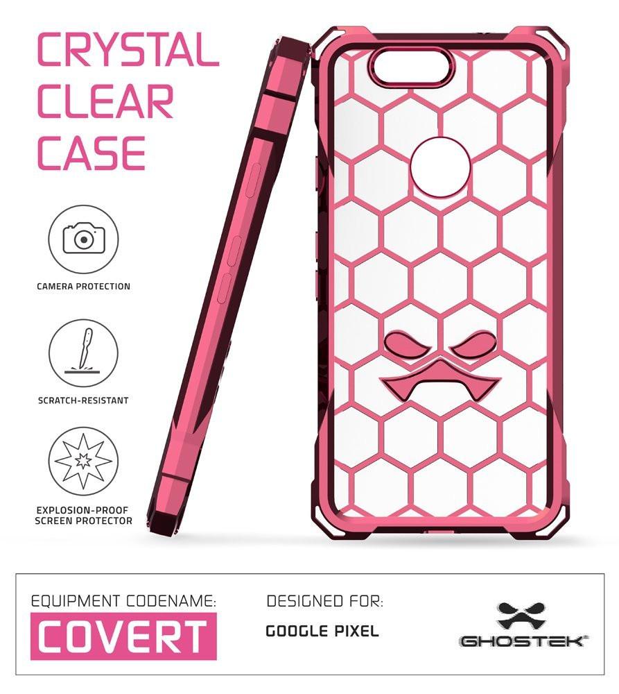 Google Pixel Case, Ghostek® Covert Rose Pink, Premium Impact Protective Armor | Warranty