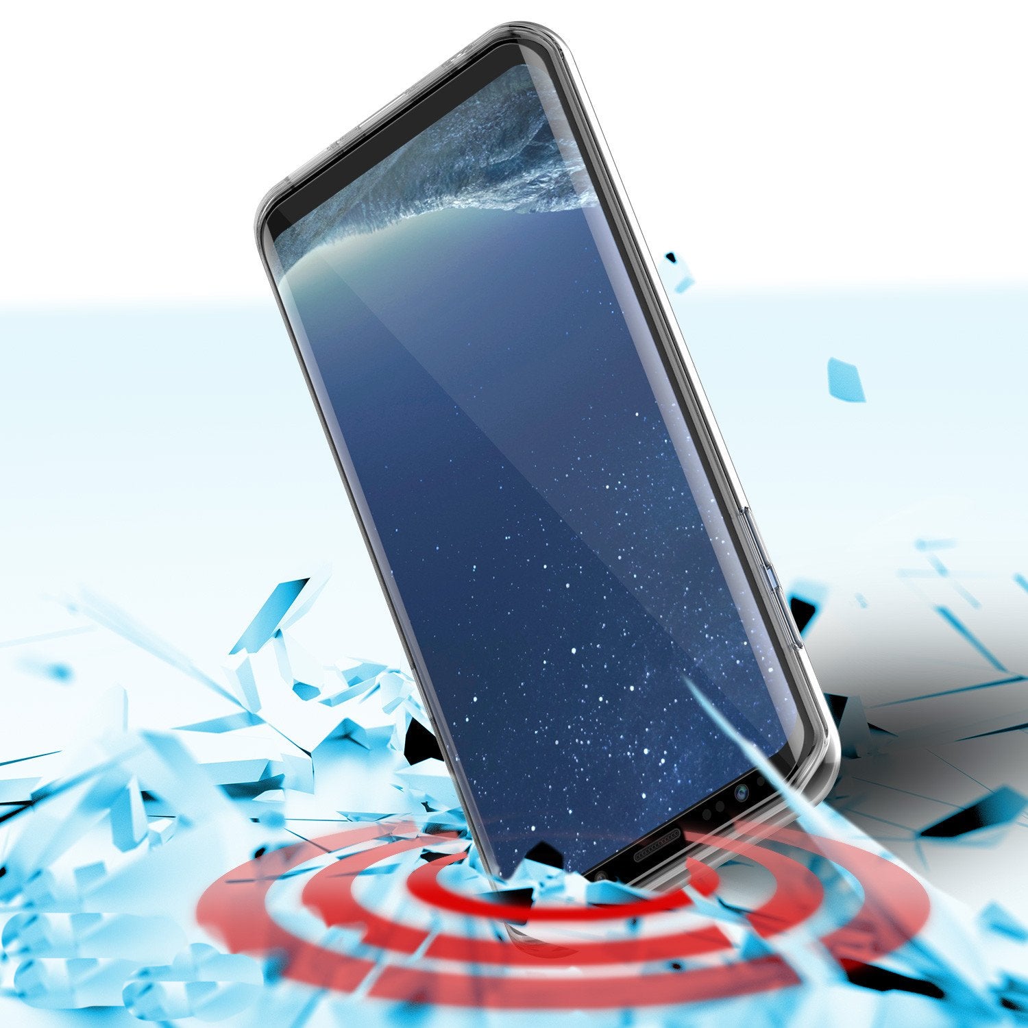 Galaxy S8 Case Punkcase [LUCID 2.0 Series] [Slim Fit] [CLEAR]