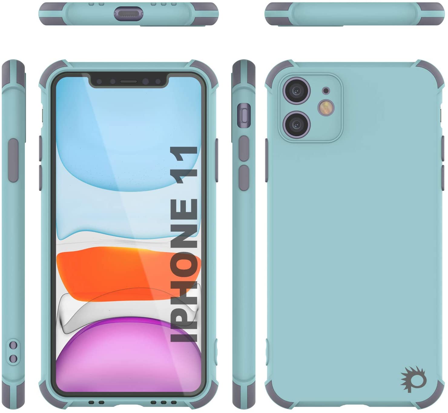 Punkcase Protective & Lightweight TPU Case [Sunshine Series] for iPhone 11 [Teal]