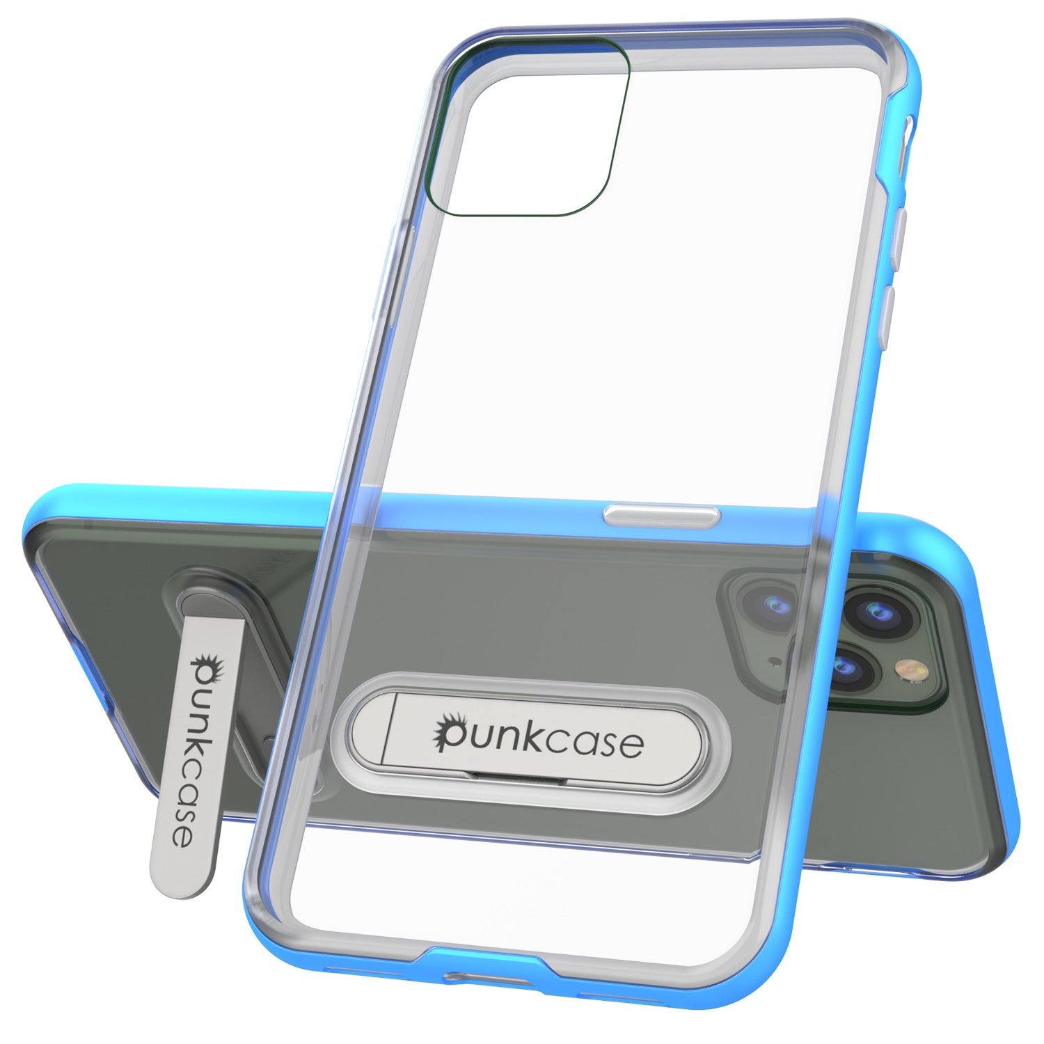 iPhone 11 Pro Max Case, PUNKcase [LUCID 3.0 Series] [Slim Fit] Armor Cover w/ Integrated Screen Protector [Blue]