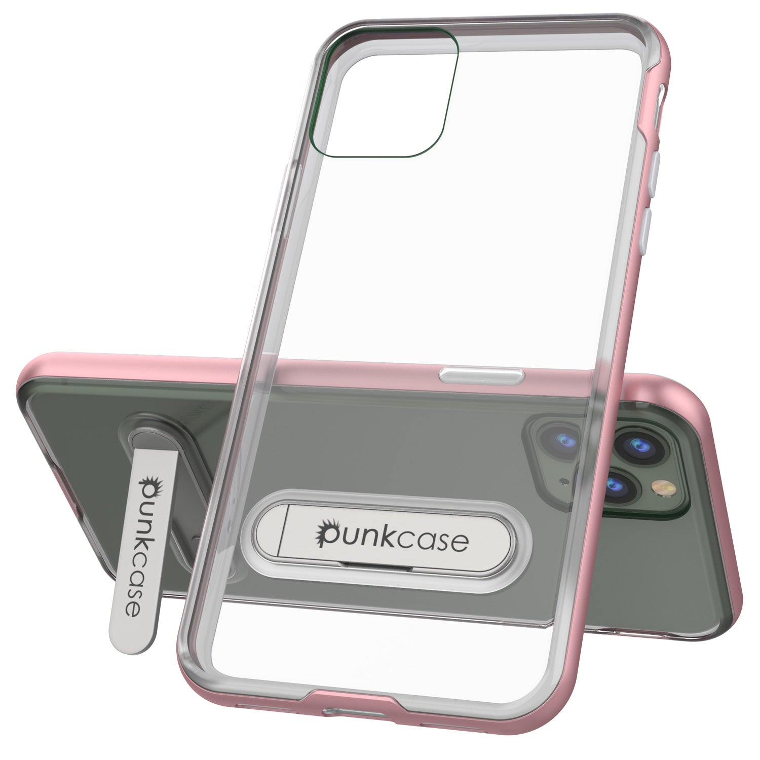 iPhone 11 Pro Case, PUNKcase [LUCID 3.0 Series] [Slim Fit] Armor Cover w/ Integrated Screen Protector [Rose Gold]