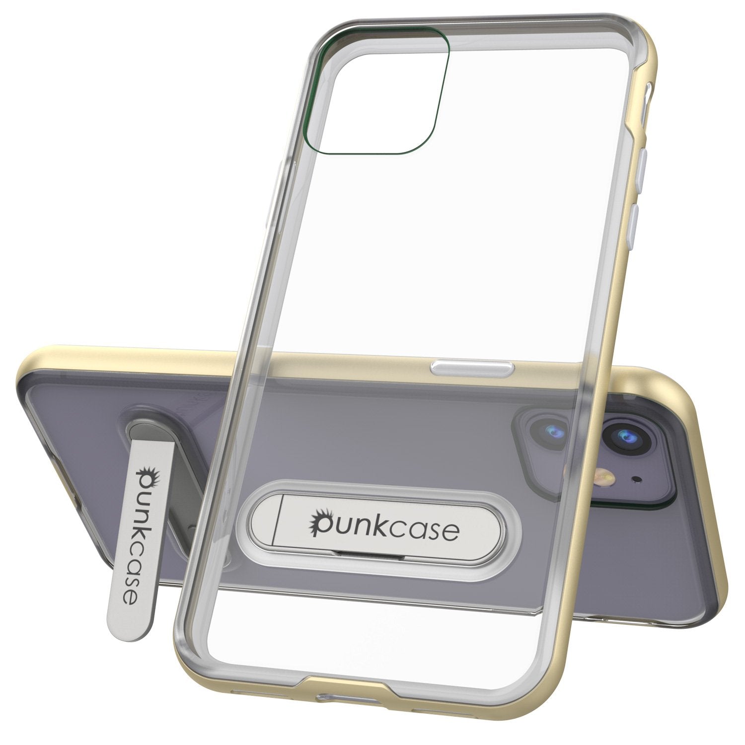 iPhone 12 Mini Case, PUNKcase [LUCID 3.0 Series] [Slim Fit] Protective Cover w/ Integrated Screen Protector [Gold]