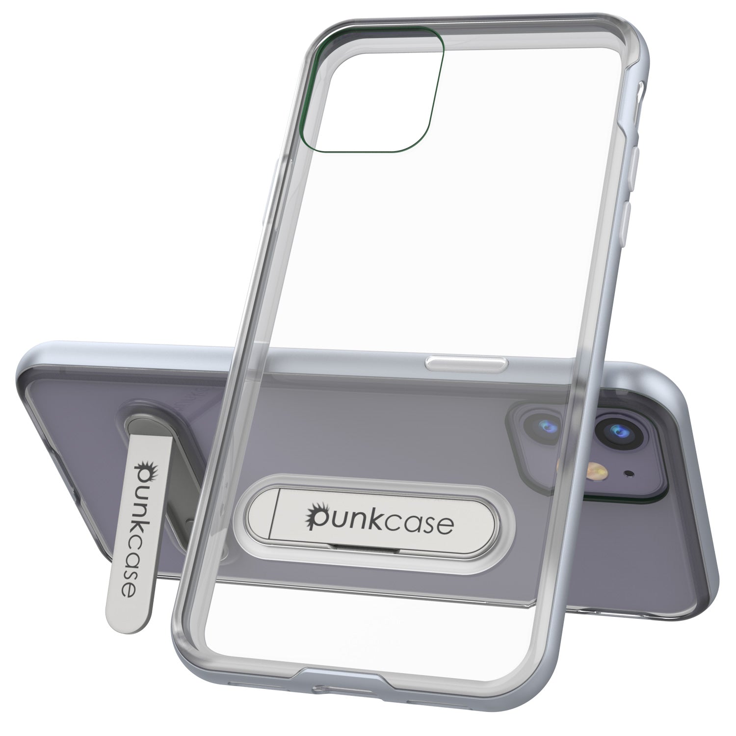 iPhone 11 Case, PUNKcase [LUCID 3.0 Series] [Slim Fit] Armor Cover w/ Integrated Screen Protector [Silver]