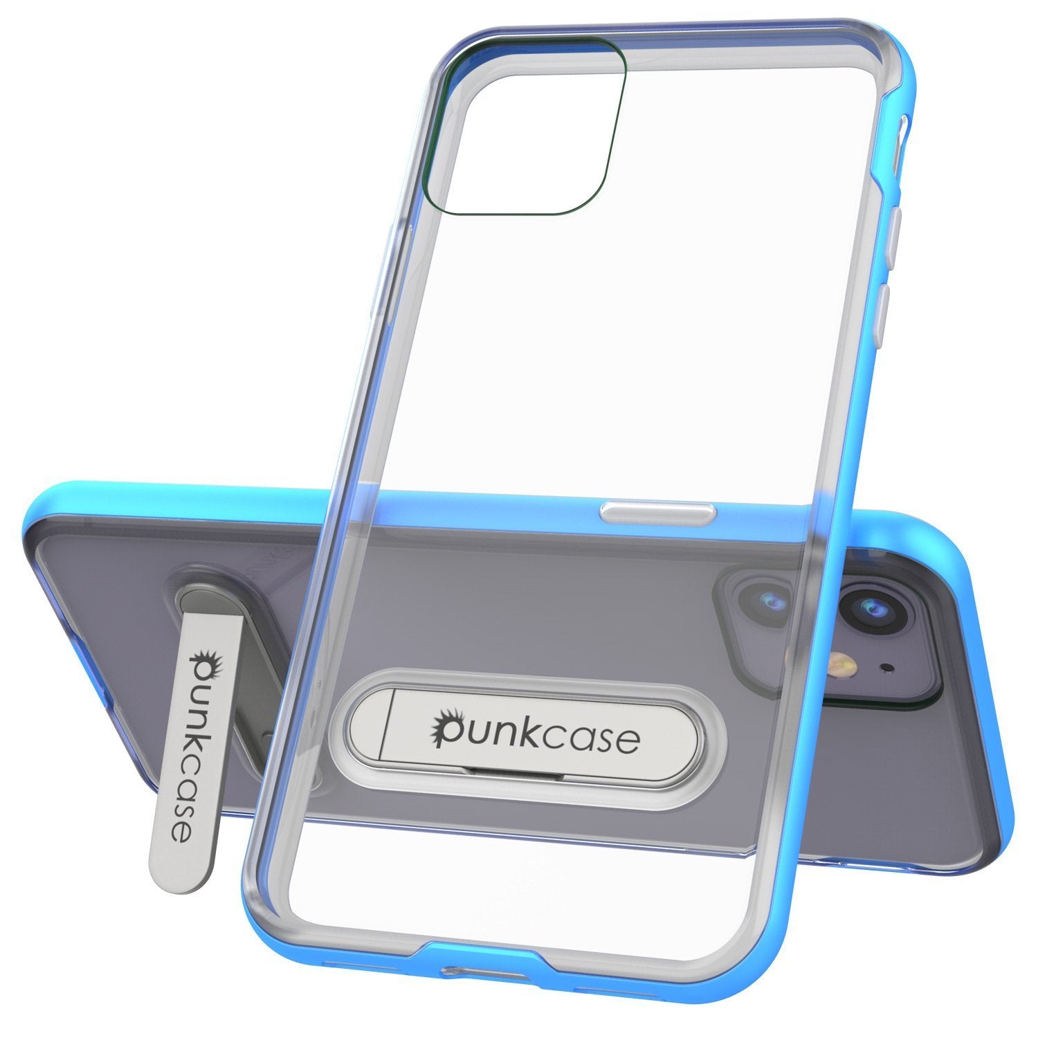 iPhone 12 Mini Case, PUNKcase [LUCID 3.0 Series] [Slim Fit] Protective Cover w/ Integrated Screen Protector [Blue]