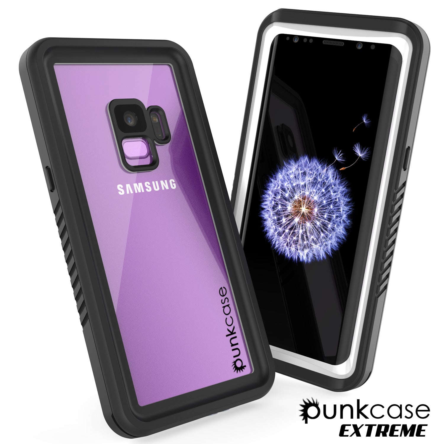 Galaxy S9 Case, Punkcase [Extreme Series]  Armor Cover [White]