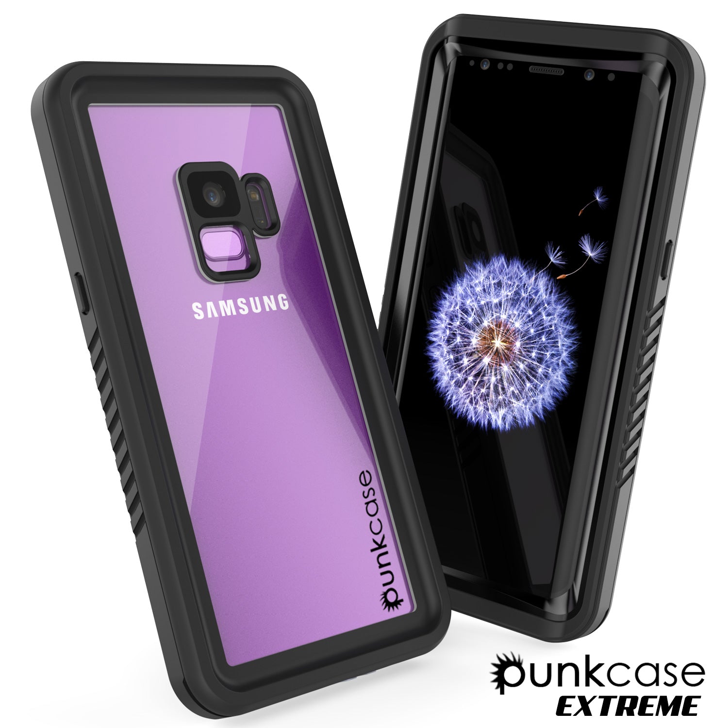 Galaxy S9 Plus, Punkcase Extreme W/ Built Screen Protector [Black]