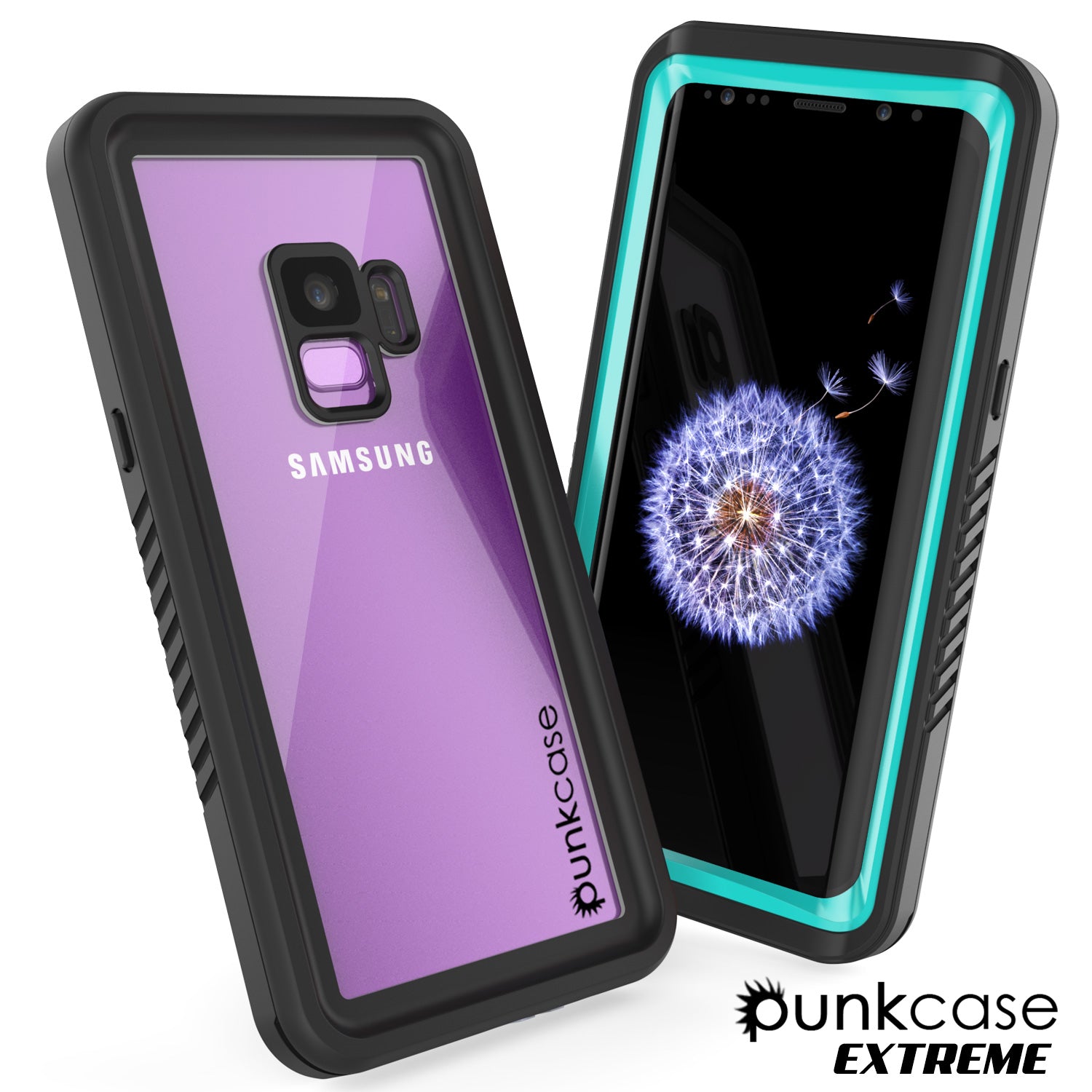 Galaxy S9 Plus, Punkcase Extreme W/ Built Screen Protector [Teal]