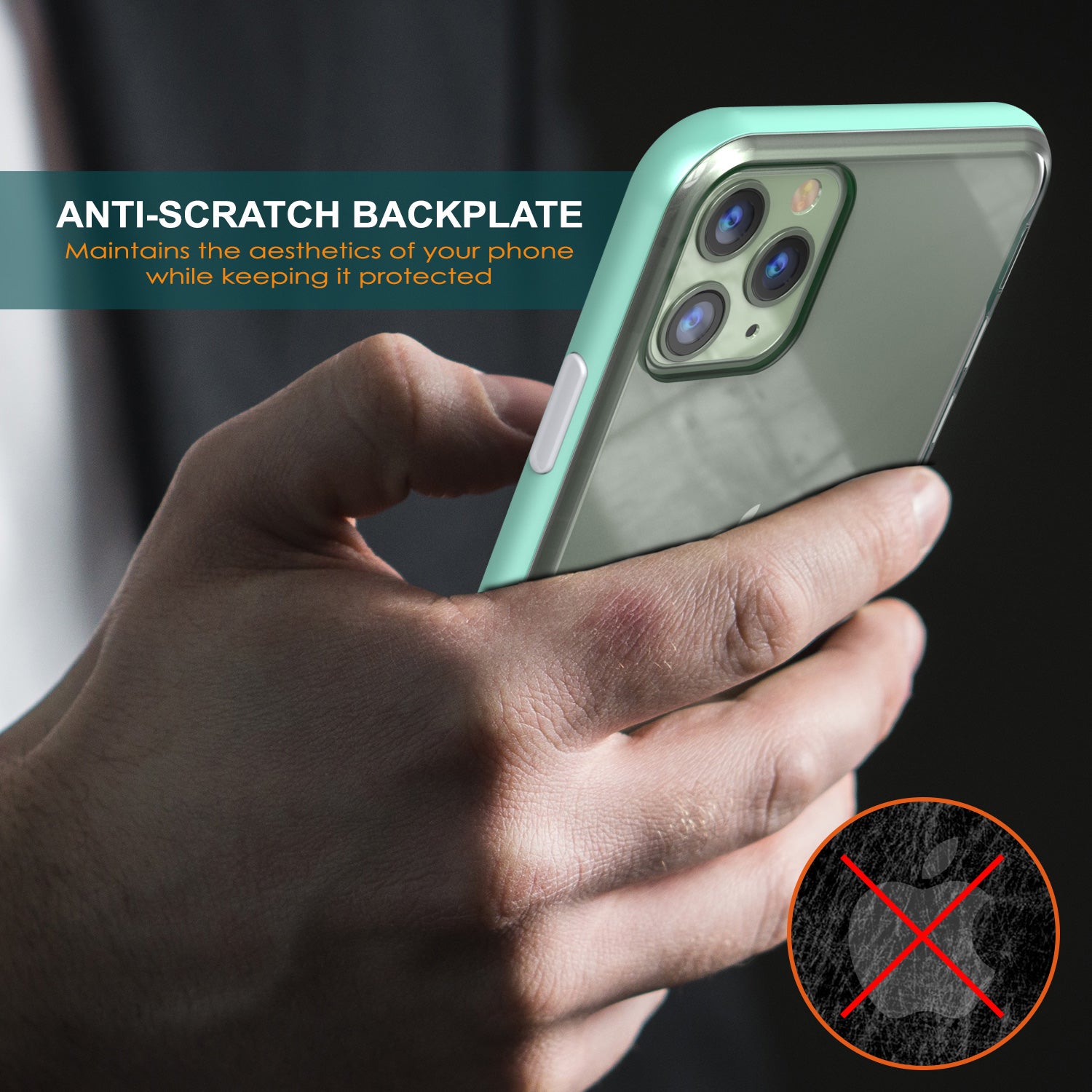 iPhone 11 Pro Max Case, PUNKcase [LUCID 3.0 Series] [Slim Fit] Armor Cover w/ Integrated Screen Protector [Teal]