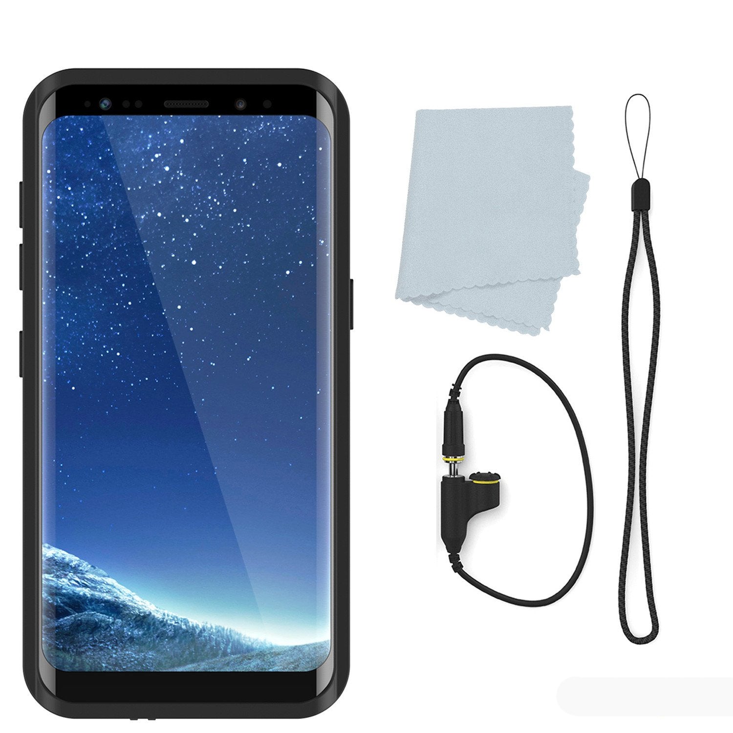 Galaxy S8 Plus  Case, Punkcase StudStar Series Slim Fit [clear]