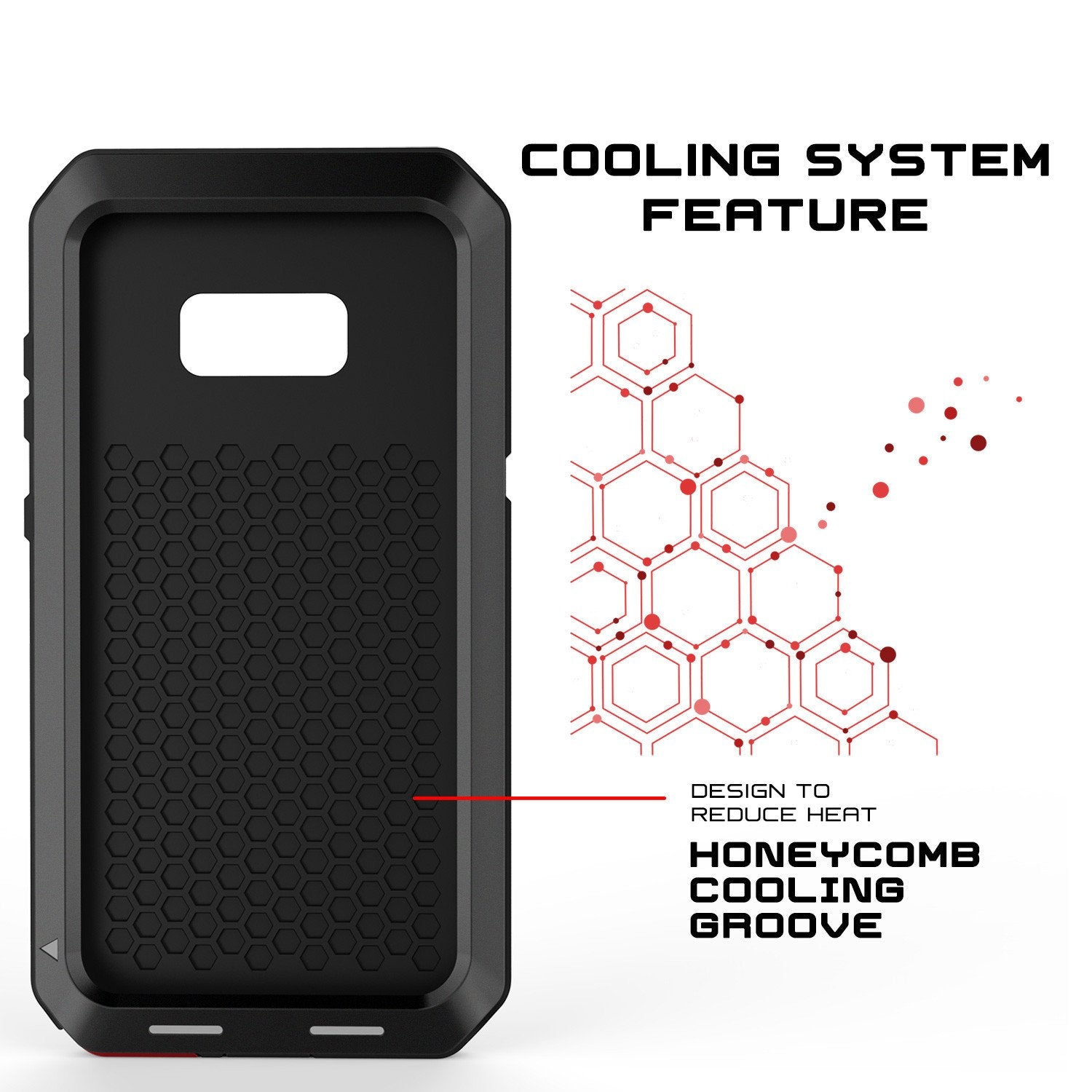 Galaxy S8 Metal Case, Heavy Duty Military Grade Rugged Cover [BLACK]