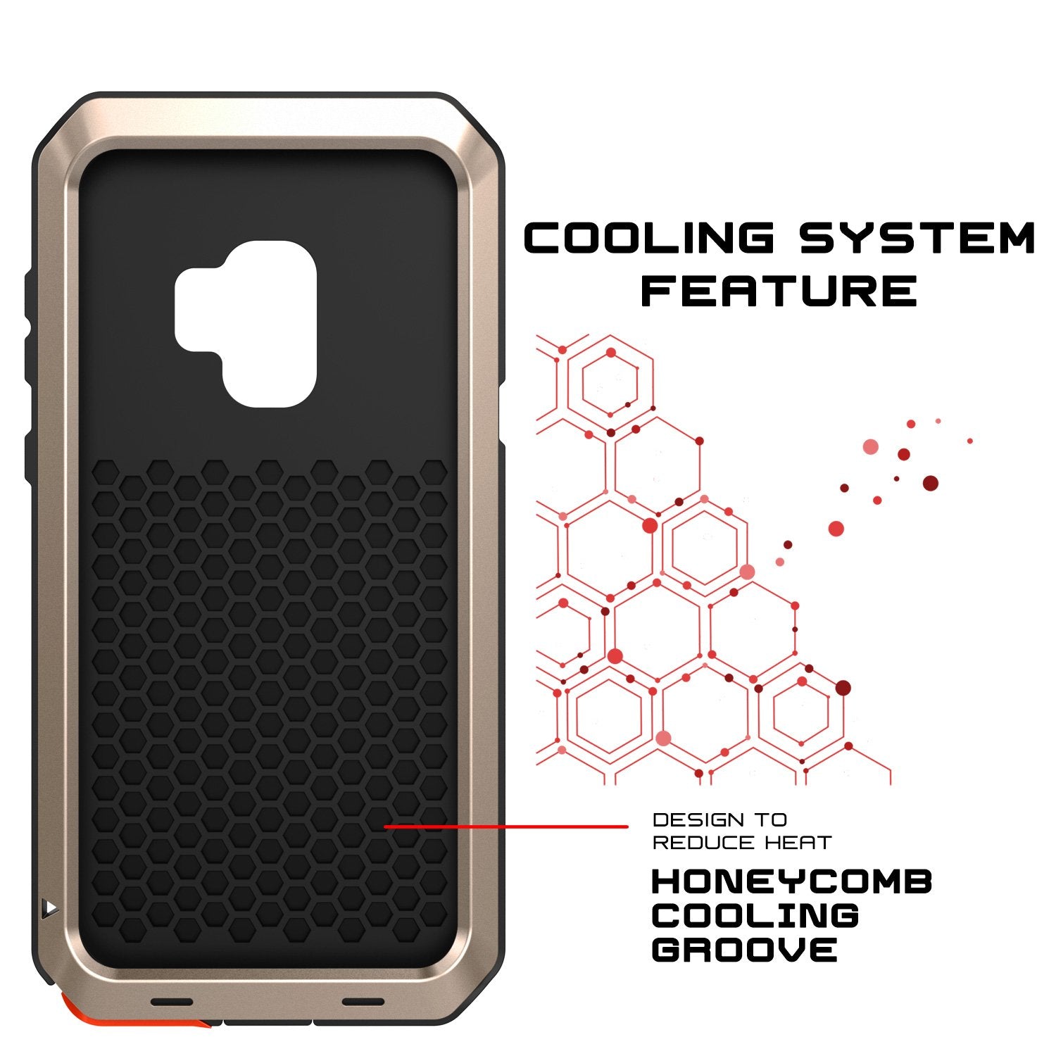Galaxy S9 Plus Metal PunkCase Heavy Duty Military Grade Rugged, Black