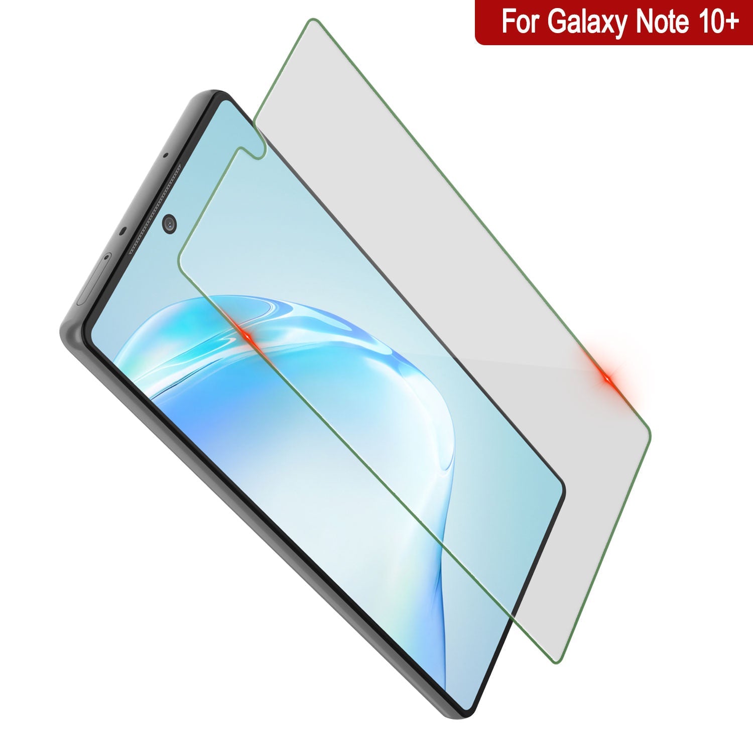 Galaxy Note 10+ Plus Clear Punkcase Glass SHIELD Tempered Glass Screen Protector 0.33mm Thick 9H Glass
