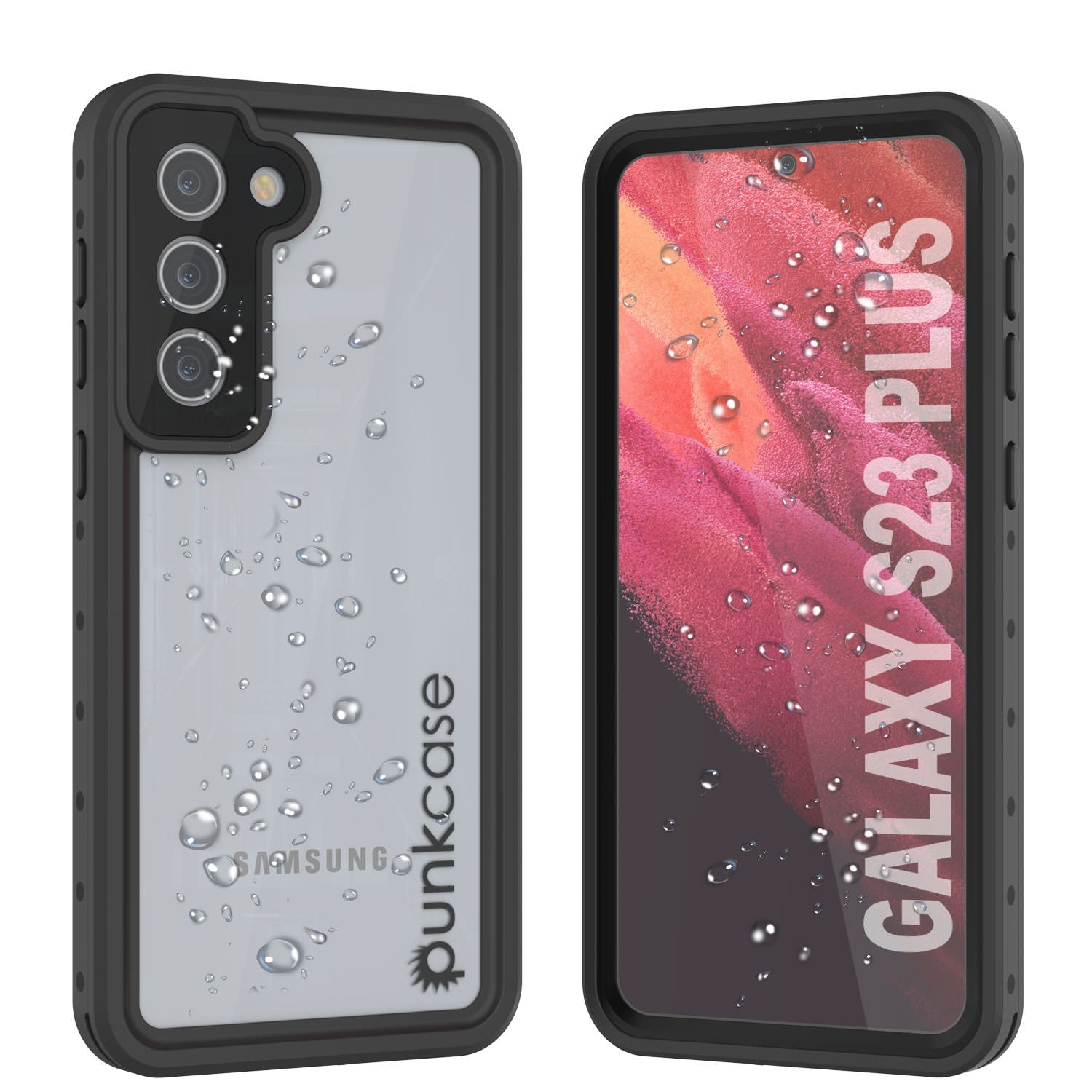 Galaxy S24+ Plus Waterproof Case PunkCase StudStar Clear Thin 6.7ft Underwater IP68 Shock/Snow Proof