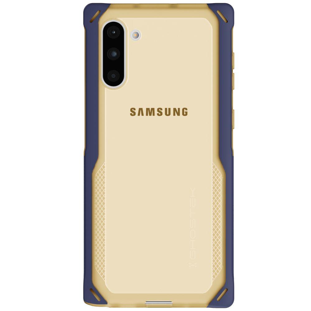 CLOAK 4 for Galaxy Note 10+ Plus Shockproof Hybrid Case [Blue-Gold]