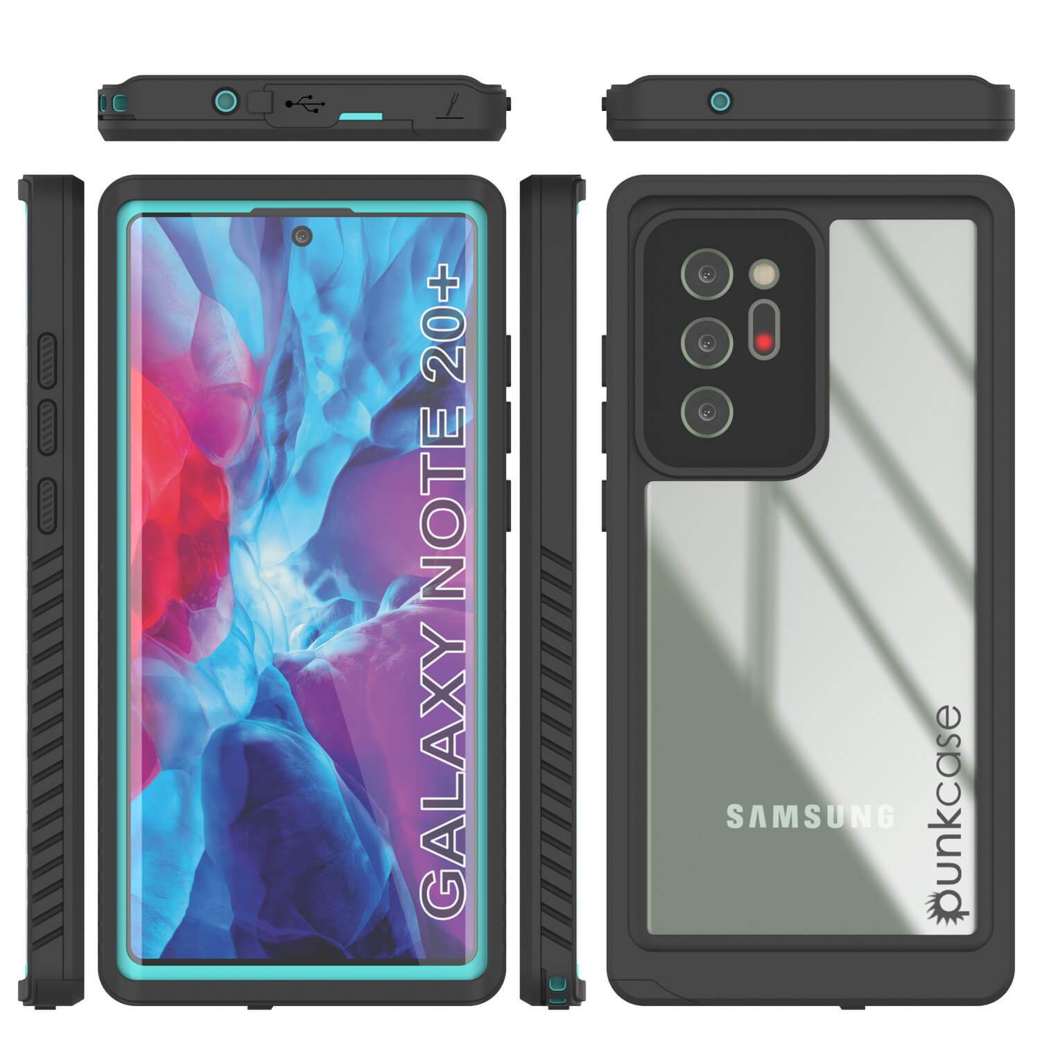Galaxy Note 20 Ultra Case, Punkcase [Extreme Series] Armor Cover W/ Built In Screen Protector [Teal]