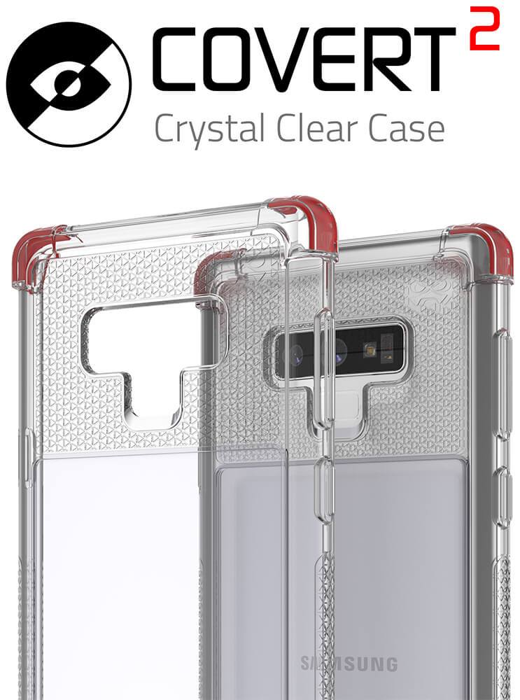 Galaxy Note 9 Case,Ghostek Covert 2 TPU Bumper Frame [Shockproof] | White