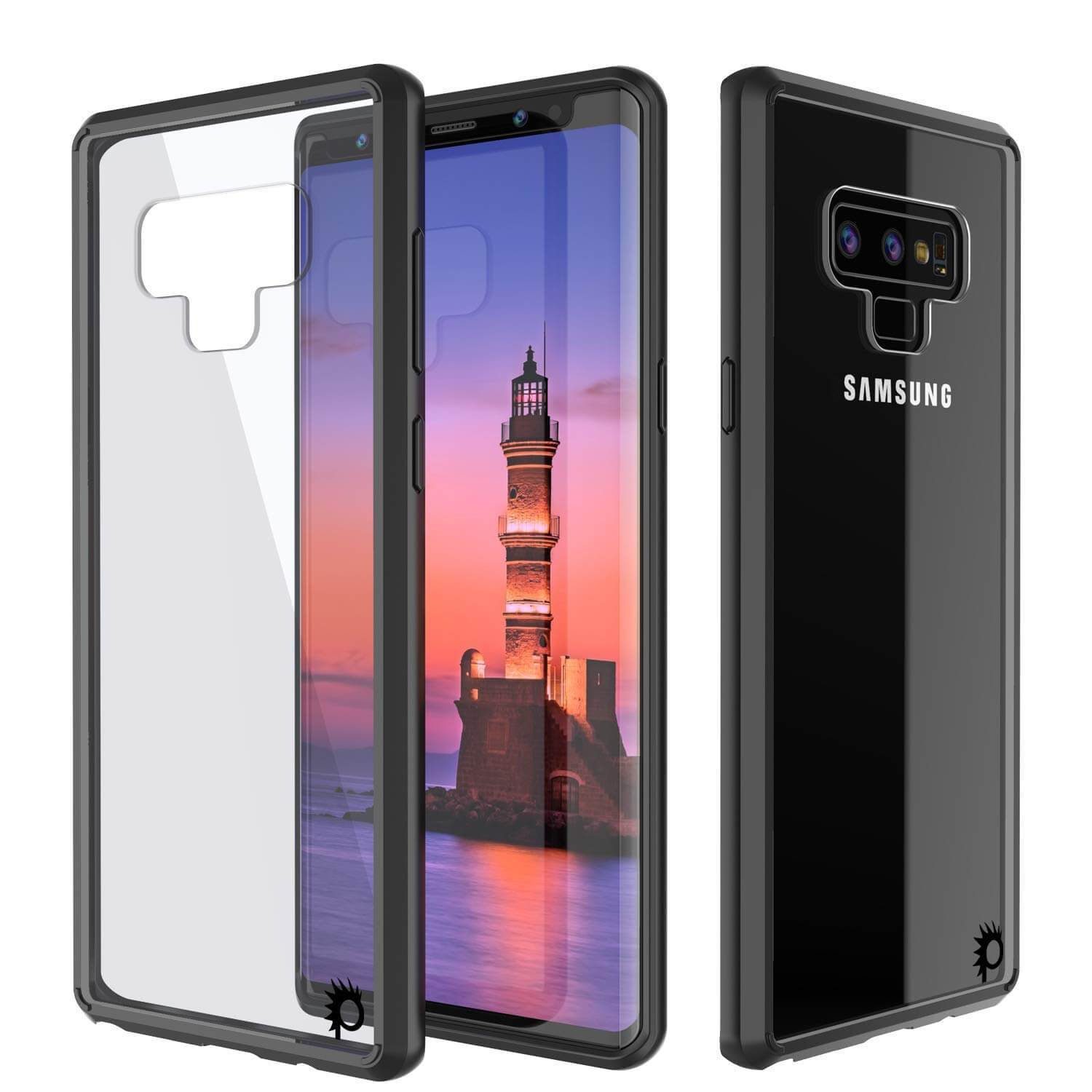 Galaxy Note 9 Punkcase Lucid-2.0 Series Slim Fit Armor Black Case Cover