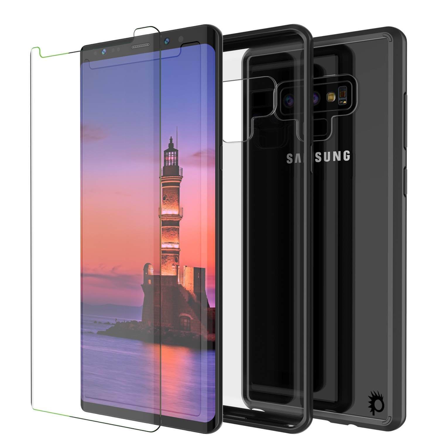 Galaxy Note 9 Punkcase Lucid-2.0 Series Slim Fit Armor Black Case Cover