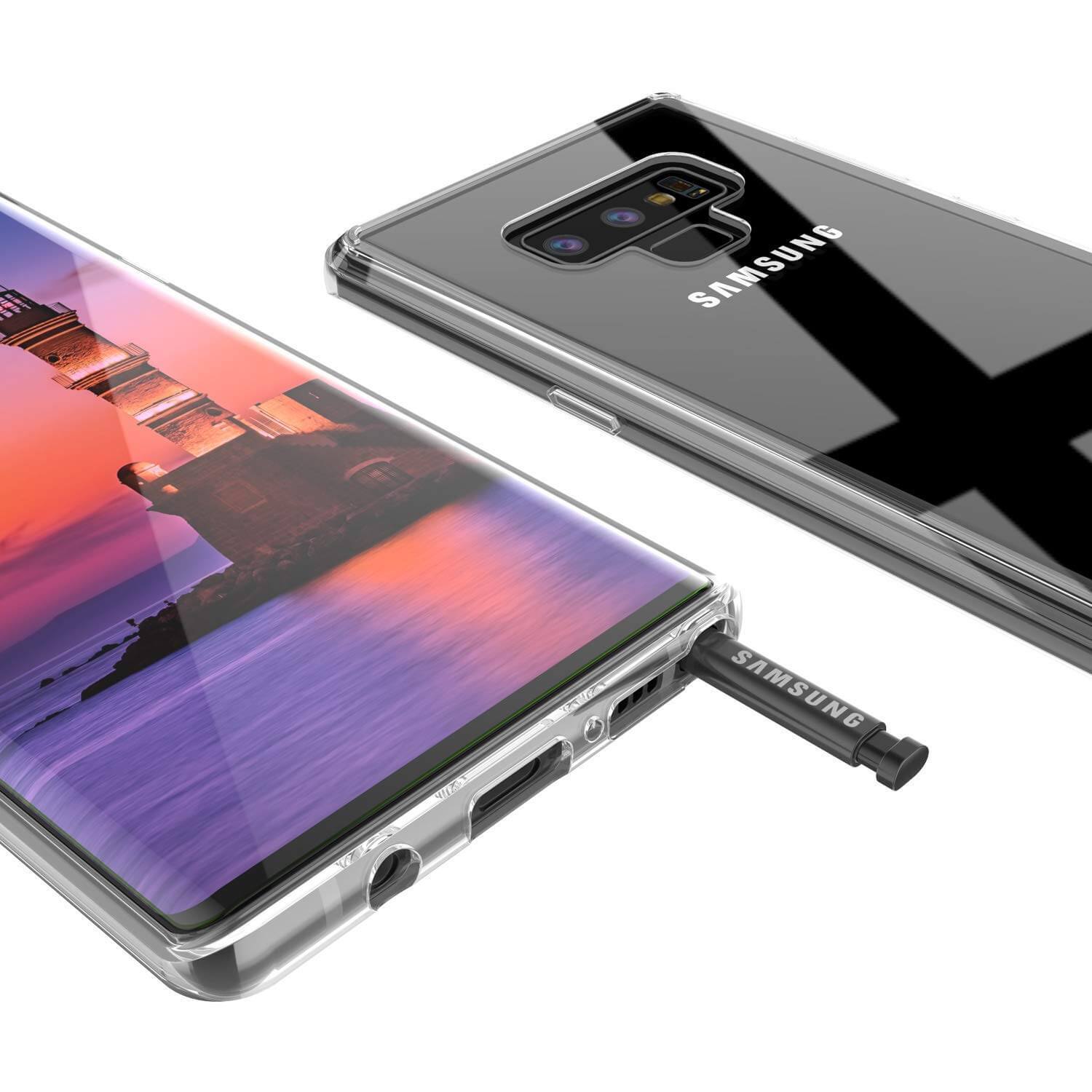 Galaxy Note 9 Punkcase Lucid-2.0 Series Slim Fit Armor Clear Case Cover