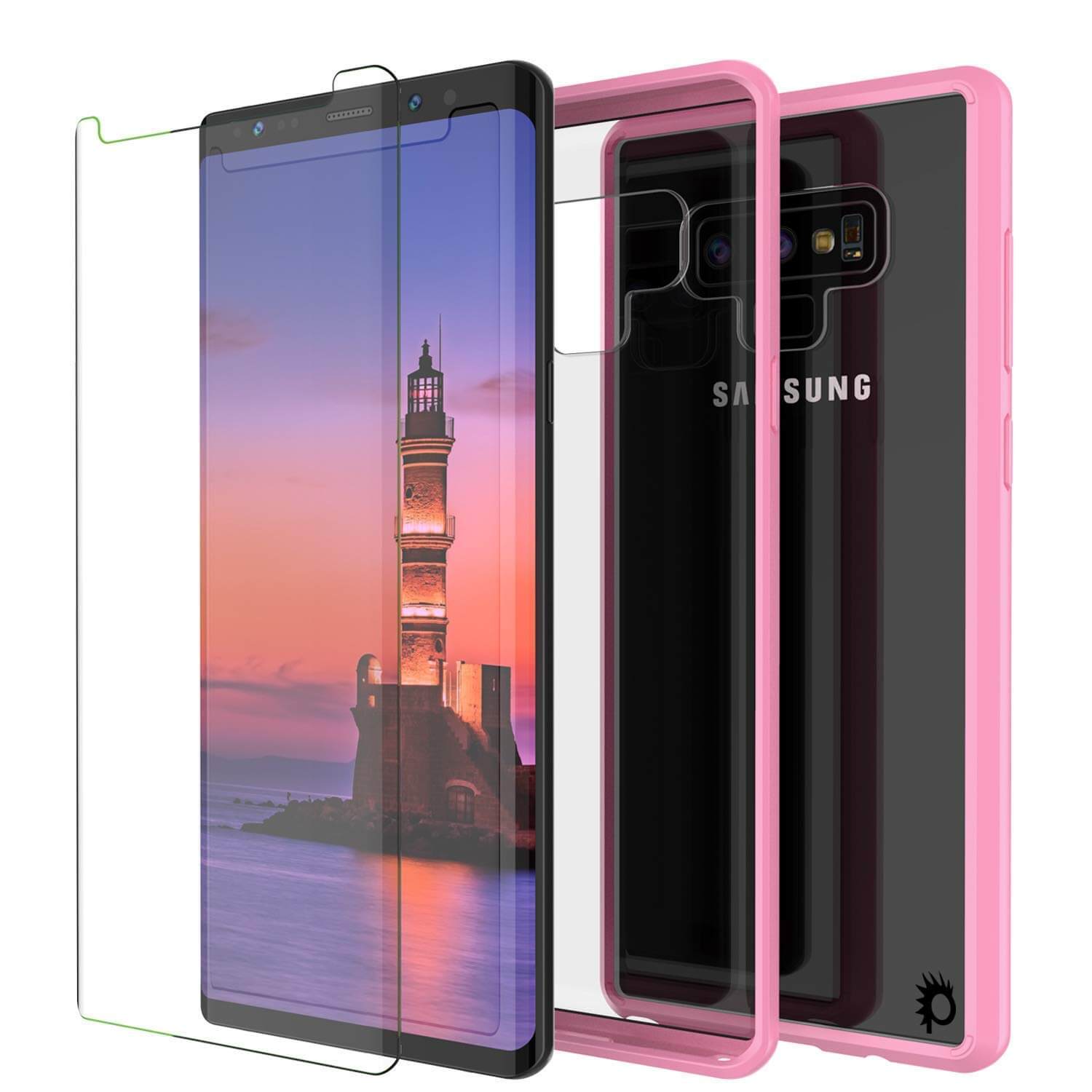 Galaxy Note 9 Punkcase Lucid-2.0 Series Slim Fit Armor Pink Case Cover