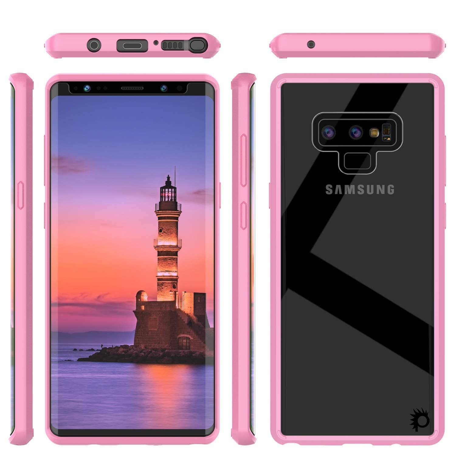 Galaxy Note 9 Punkcase Lucid-2.0 Series Slim Fit Armor Pink Case Cover