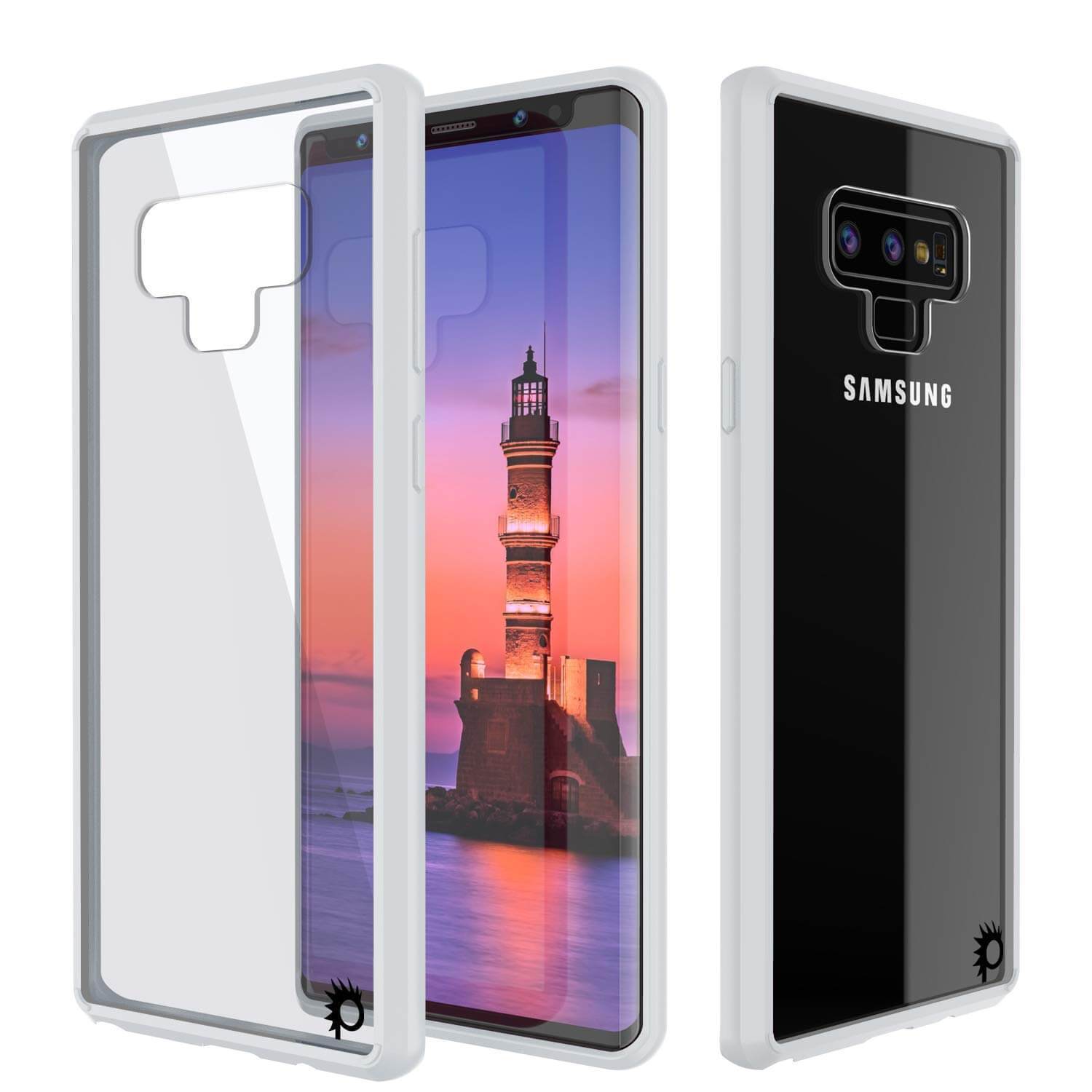Galaxy Note 9 Punkcase Lucid-2.0 Series Slim Fit Armor White Case Cover