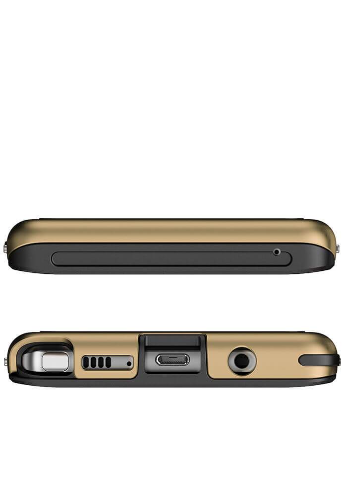 Galaxy Note 9, Ghostek Atomic Slim Case Full Body TPU [Shockproof] | Gold
